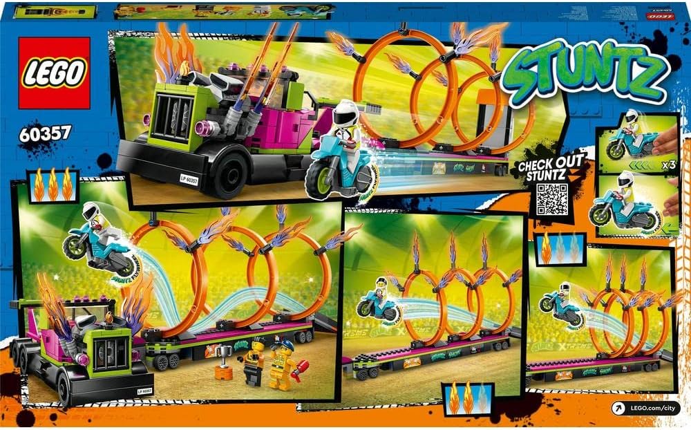 Lego 60357 City Trailer Truck and Fire Ring Challenge Toy Amazon