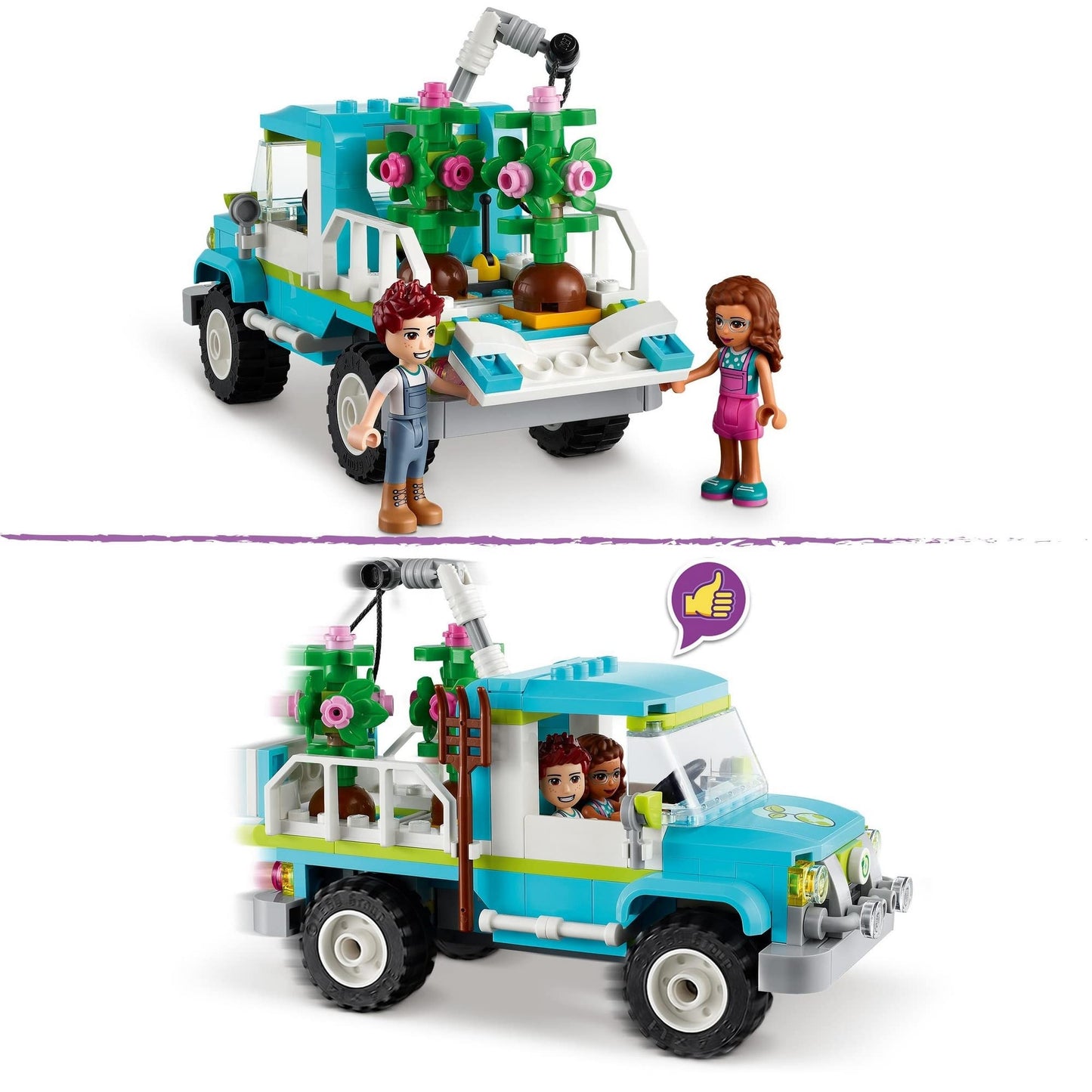 LEGO Friends Tree-Planting Vehicle 41707 Kids Building and Construction Toy, Building Toy, Role Play Toy