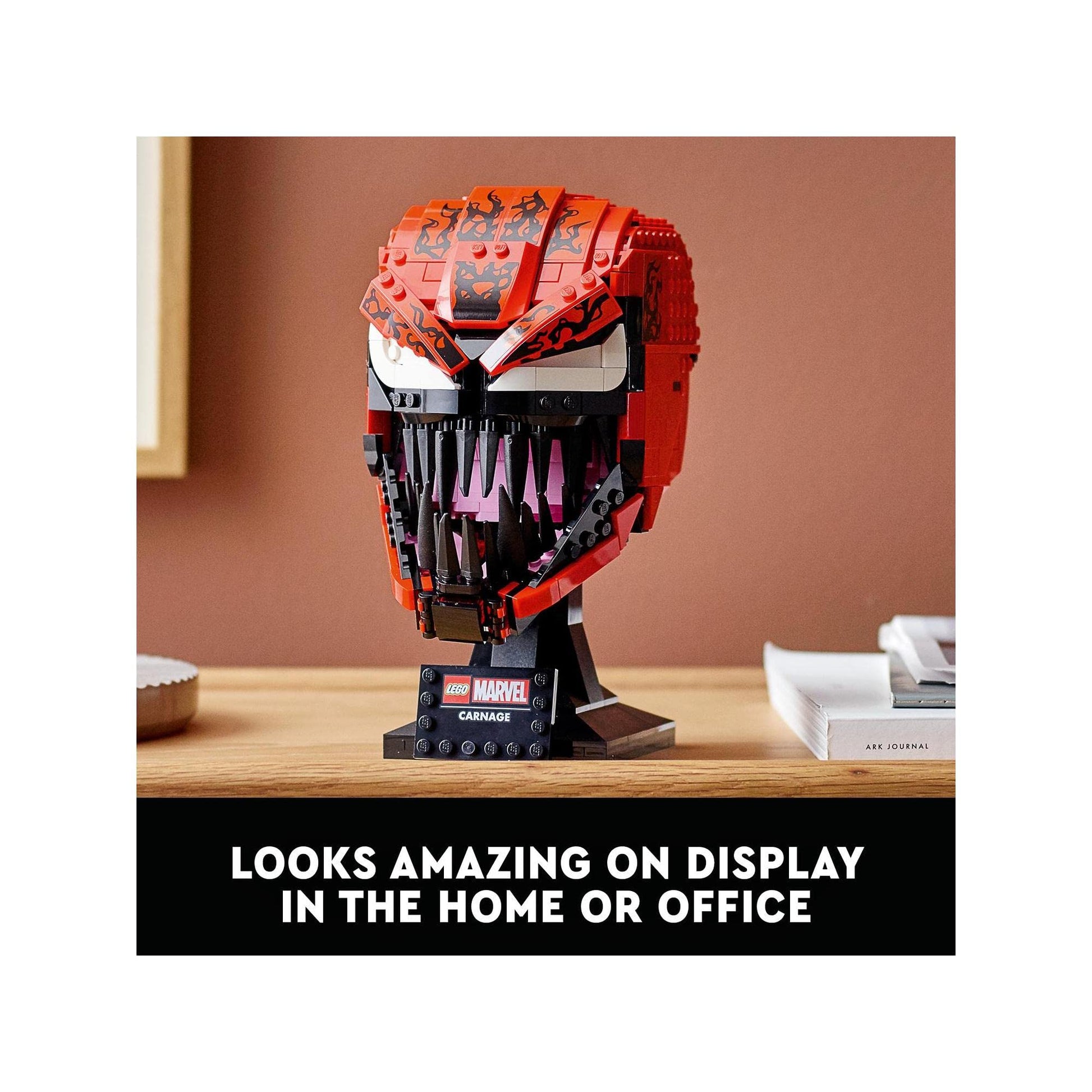 LEGO 76199 Marvel Spider-Man Carnage Mask Brick Island