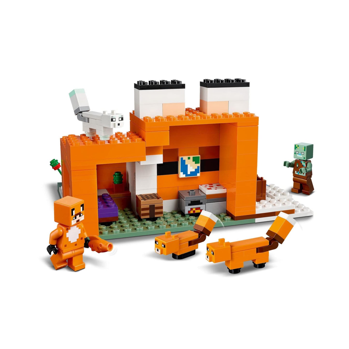 LEGO Minecraft The Fox Lodge 21178 Building Kit and Toy House Amazon