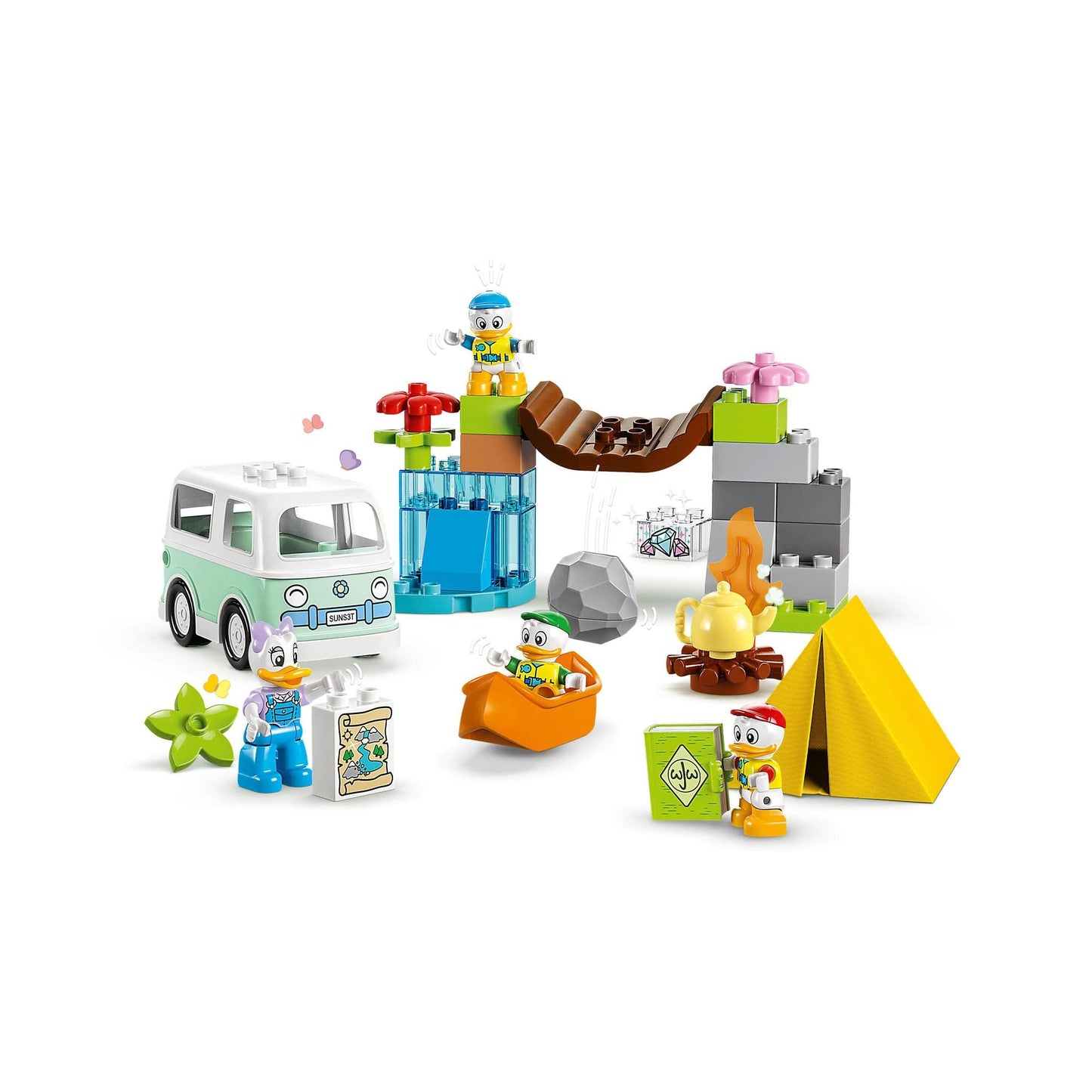 LEGO® DUPLO® Disney Mickey and Friends Camping Adventure 10997 Building Toy Amazon