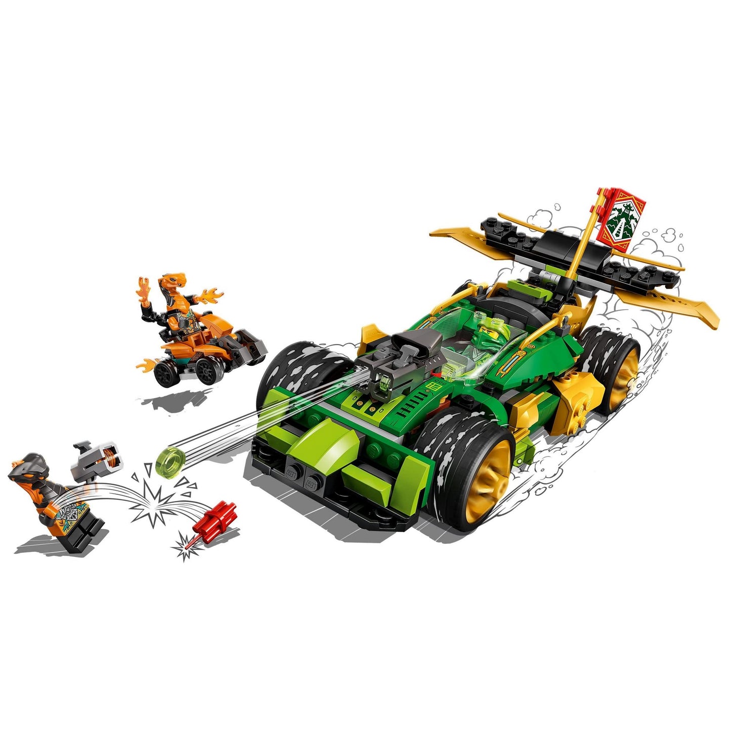 LEGO NINJAGO Lloyd’s Race Car EVO Building Kit 71763