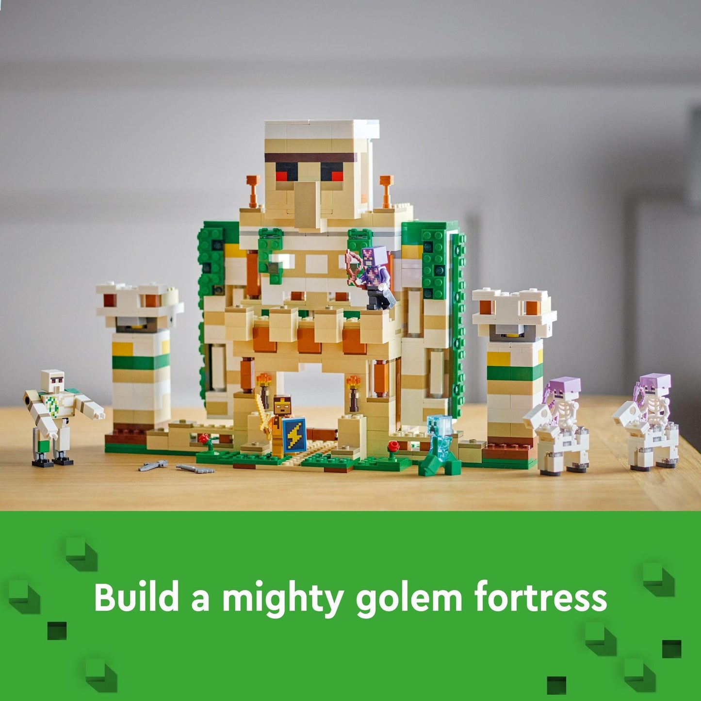 LEGO Minecraft The Iron Golem Fortress 21250 Amazon