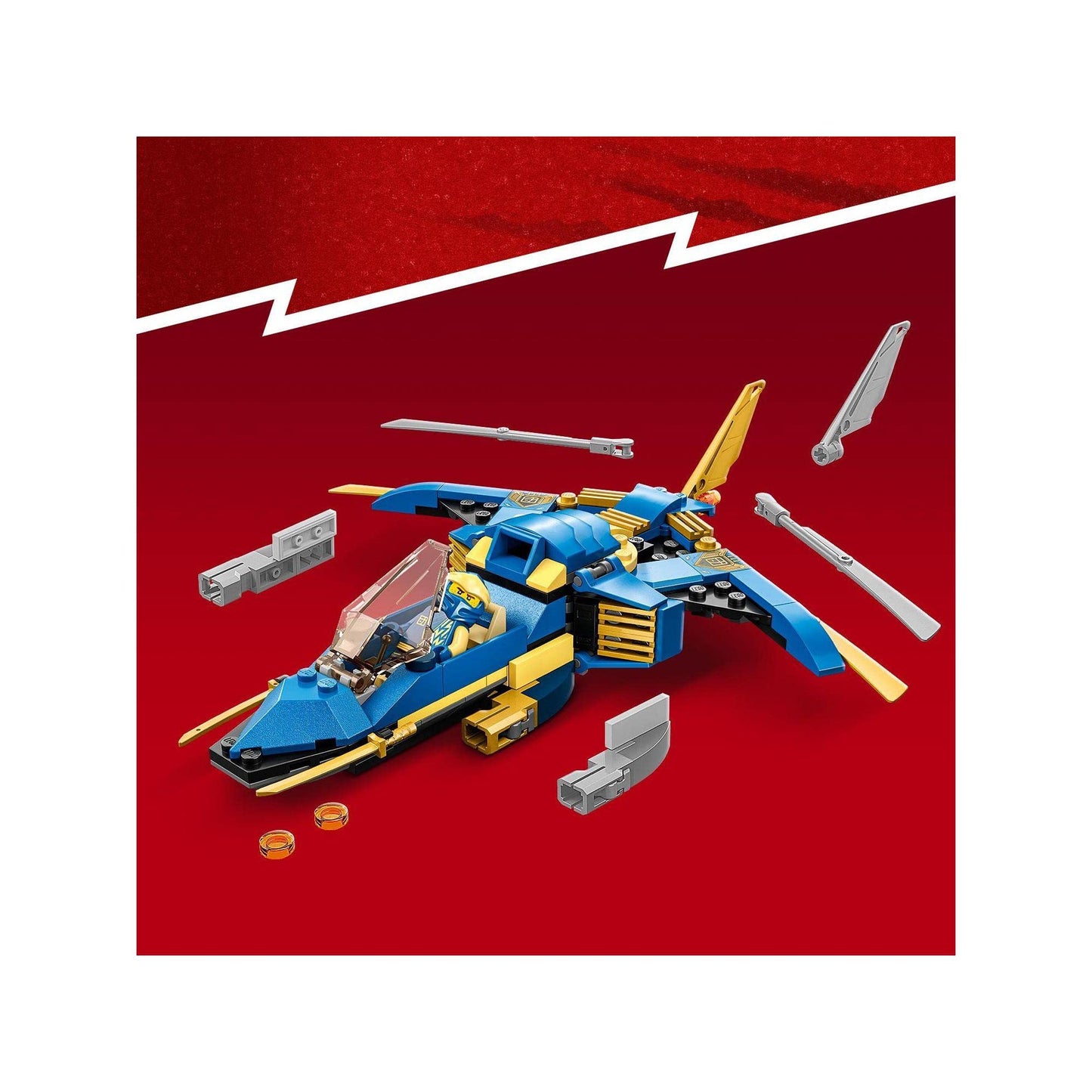 LEGO NINJAGO Jay’s Lightning Jet EVO 71784 Building Toy Amazon