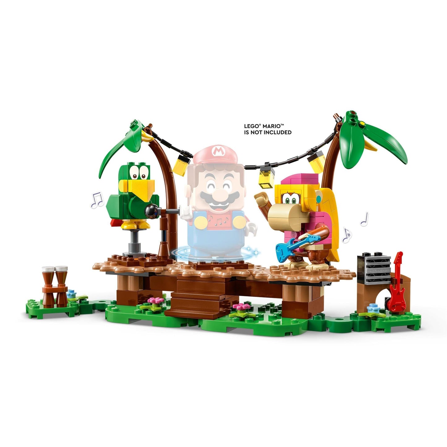LEGO Super Mario Dixie Kong’s Jungle Jam Expansion Set 71421 Collectible Building Toy Amazon