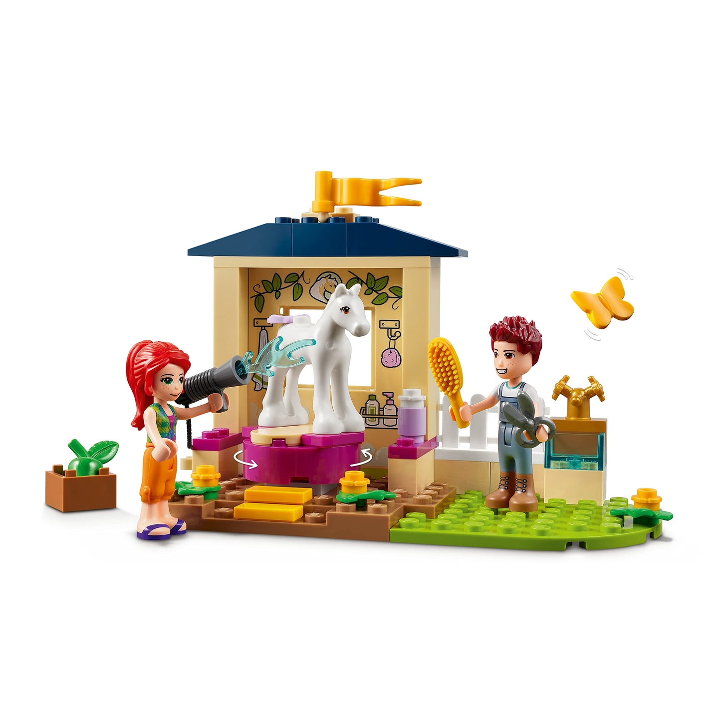 LEGO Friends Pony-Washing Stable Horse Toy