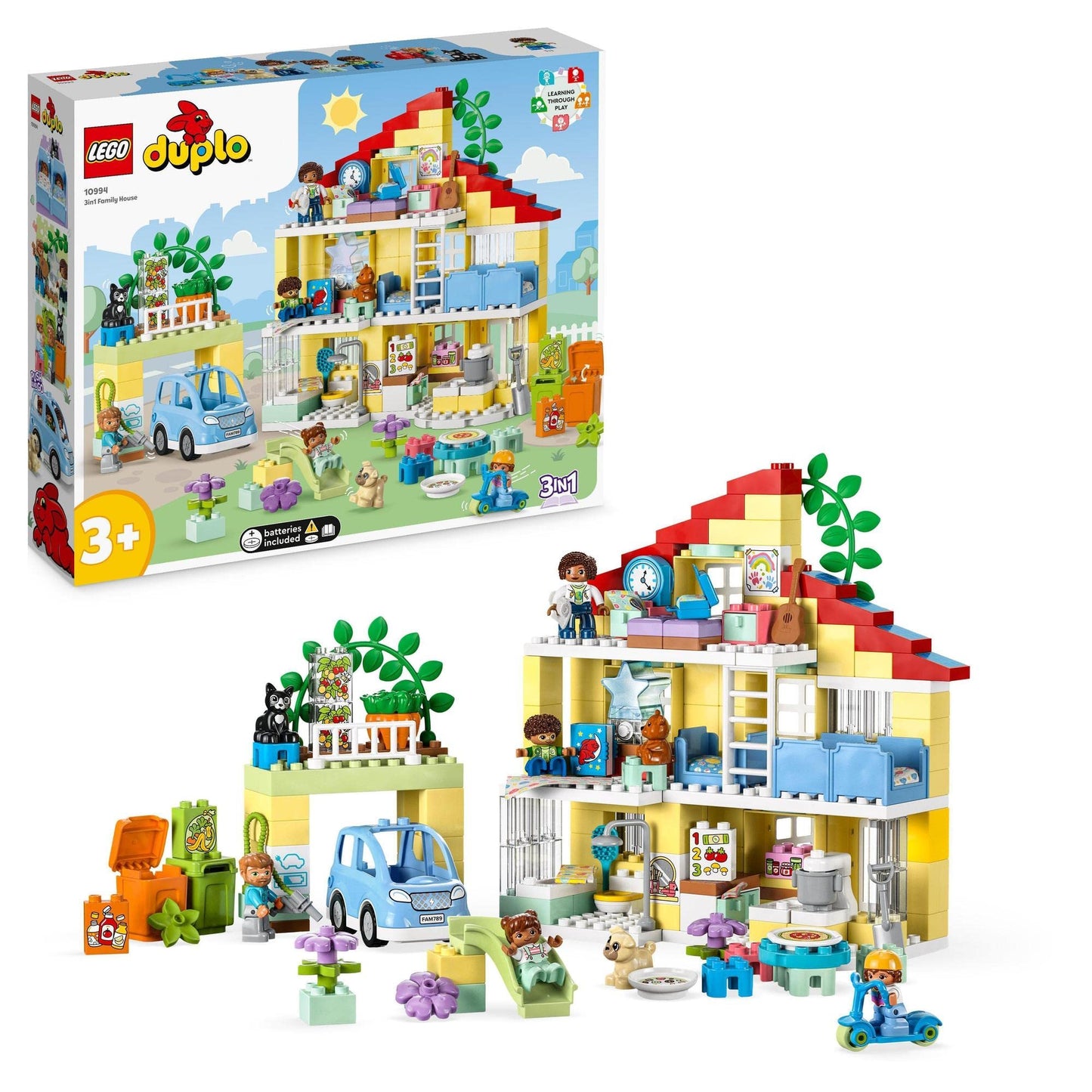 LEGO® DUPLO® Town 3in1 Family House 10994 Building Toy