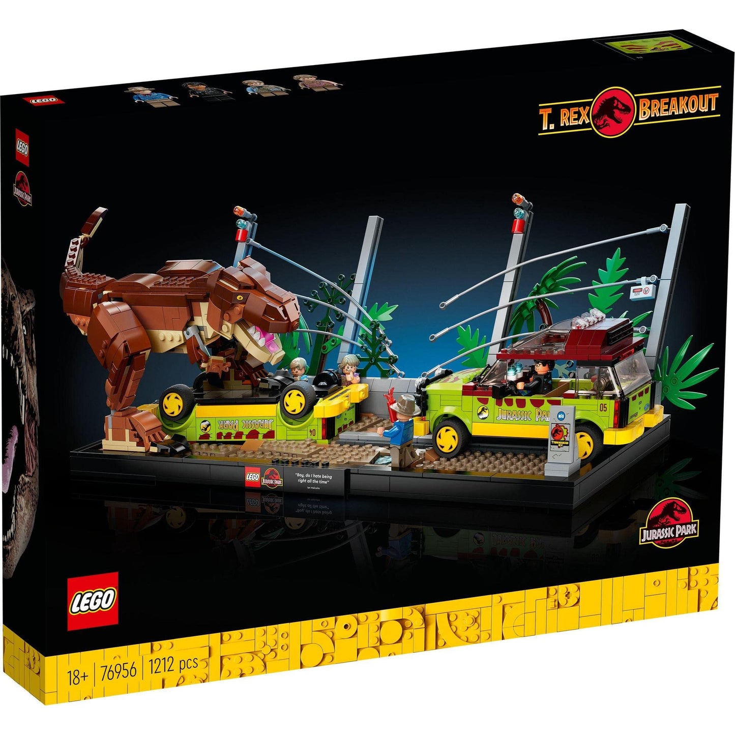 LEGO Jurassic Park T. rex Breakout 76956 Brick Island