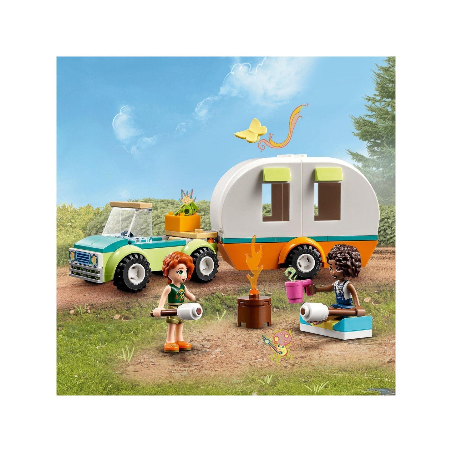 LEGO Friends Holiday Camping Trip 41726 Building Toy Amazon