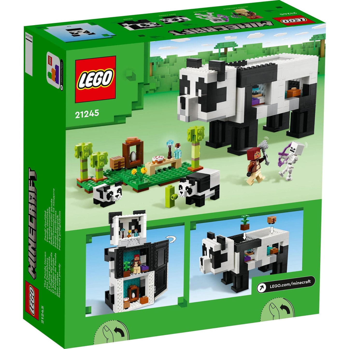 LEGO Minecraft The Panda Haven 21245 Amazon