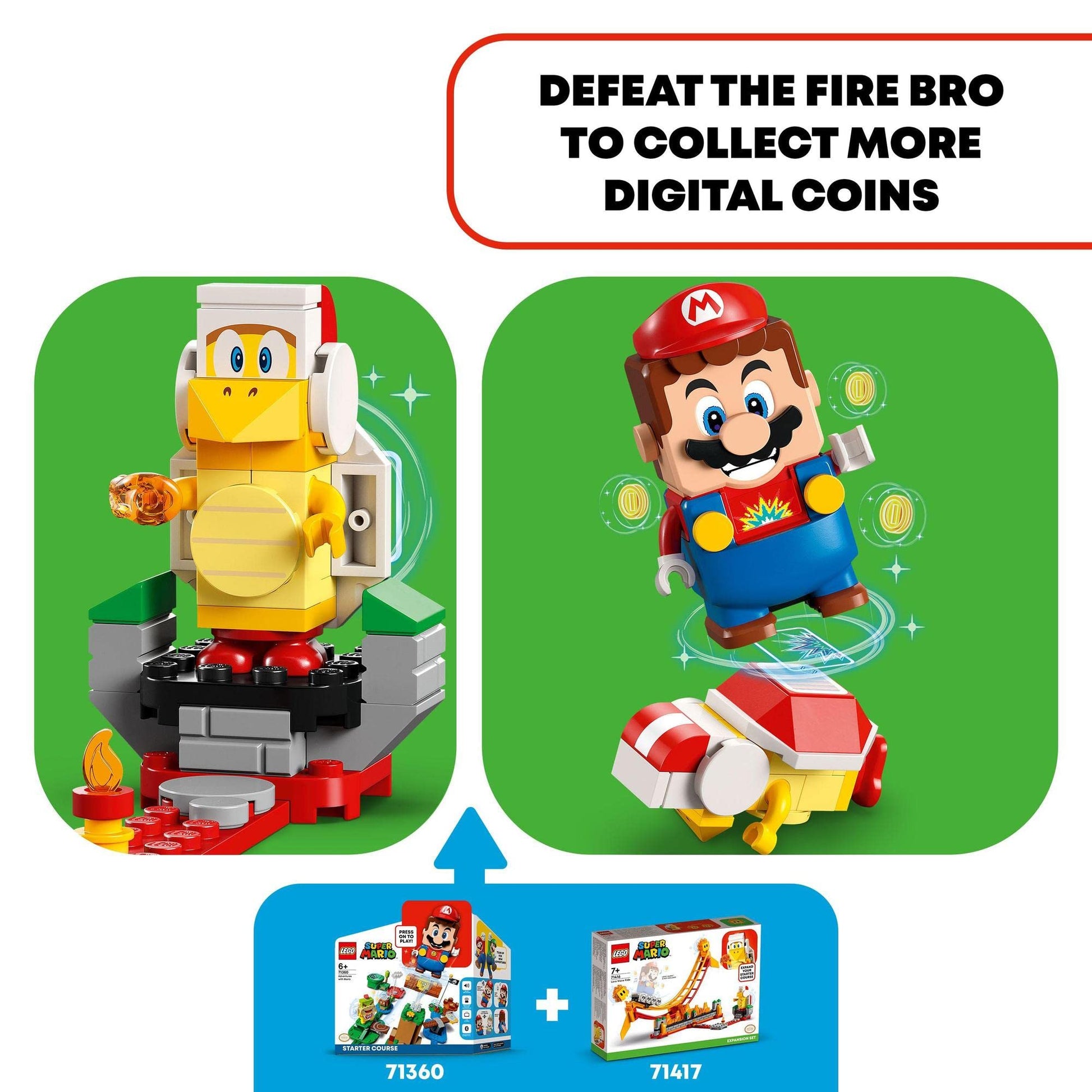 LEGO Super Mario Lava Wave Ride Expansion Set 71416 Collectible Building Toy Amazon