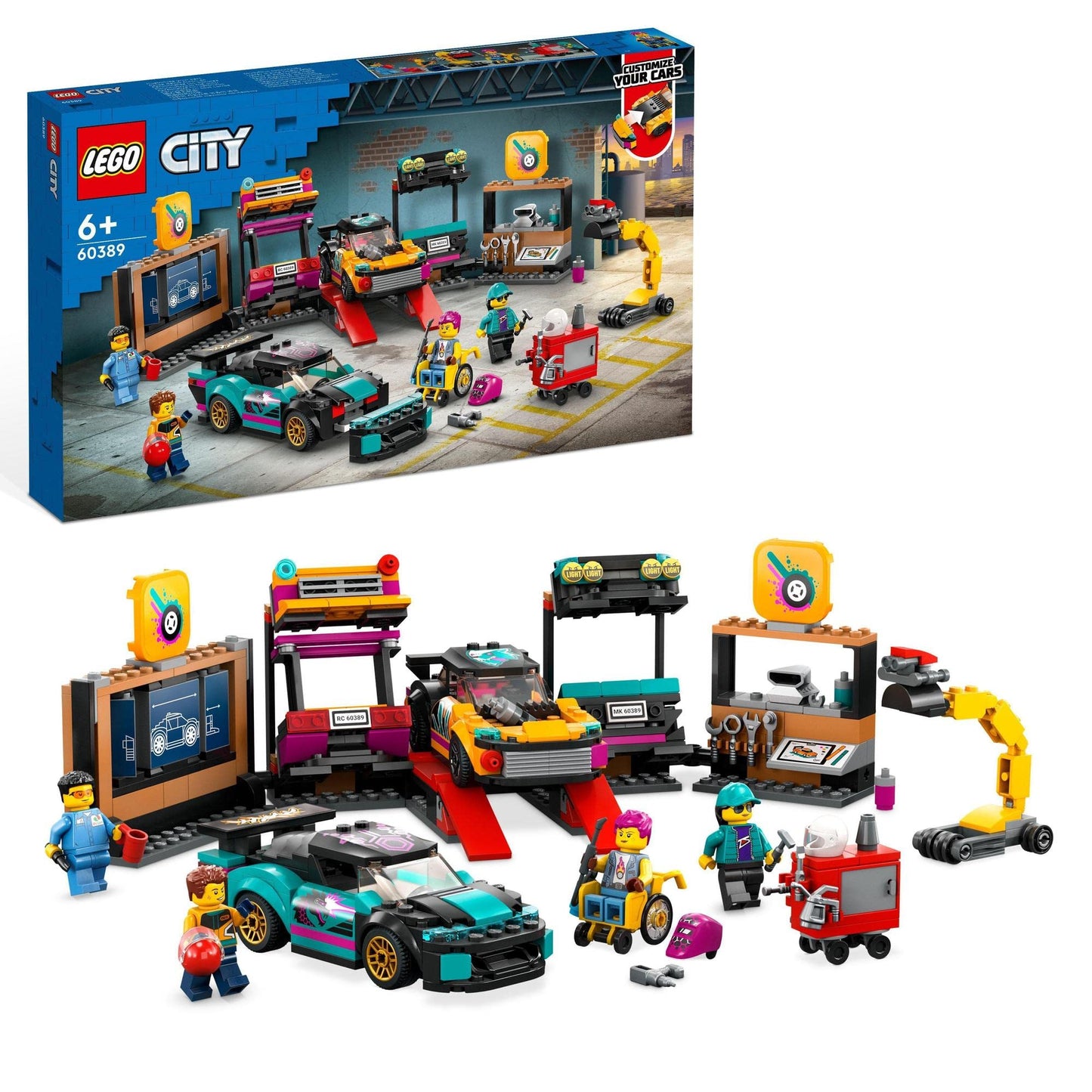 LEGO® City Custom Car Garage 60389 Building Toy Amazon