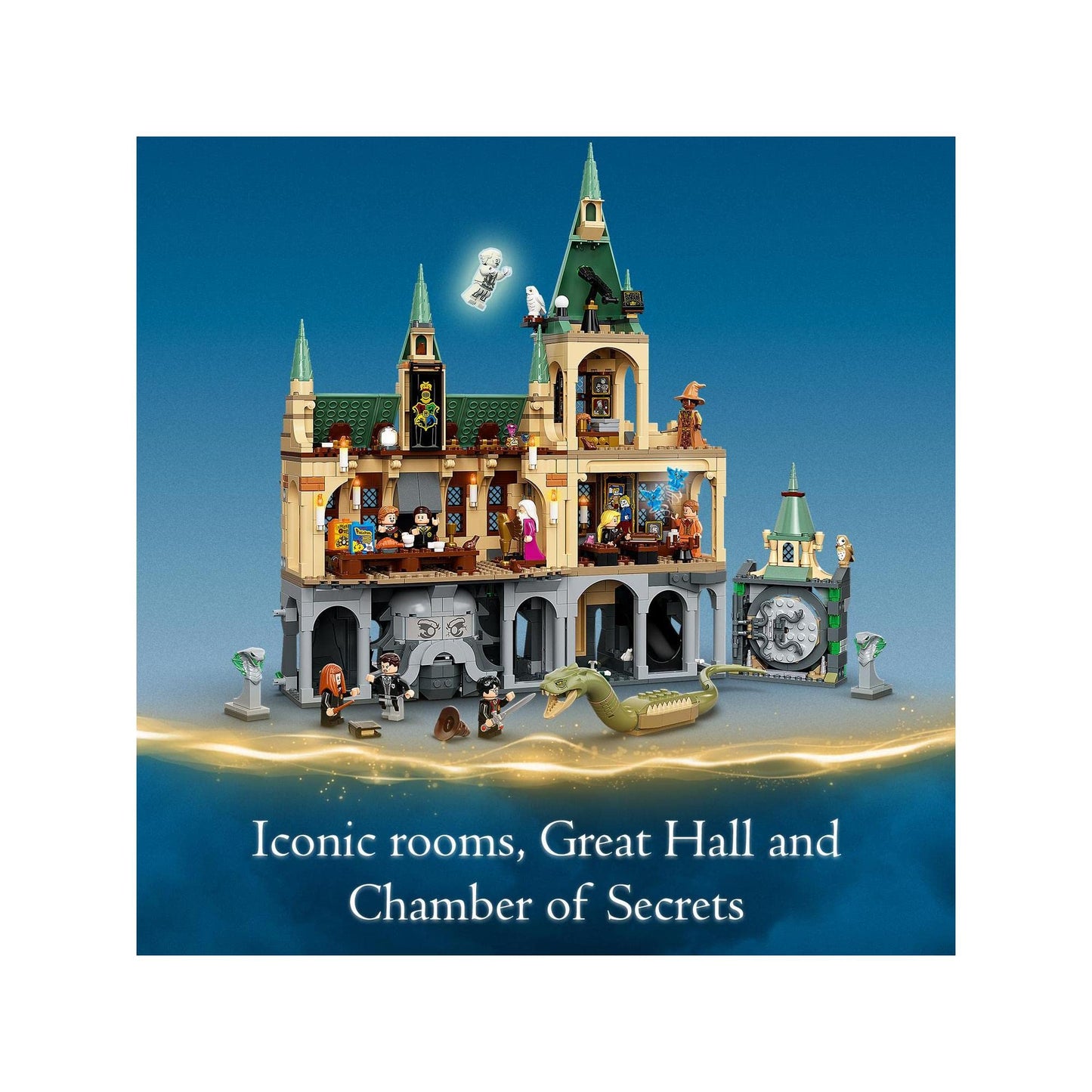 LEGO 76389 Harry Potter Hogwarts Chamber of Secrets Modular Castle Toy Amazon