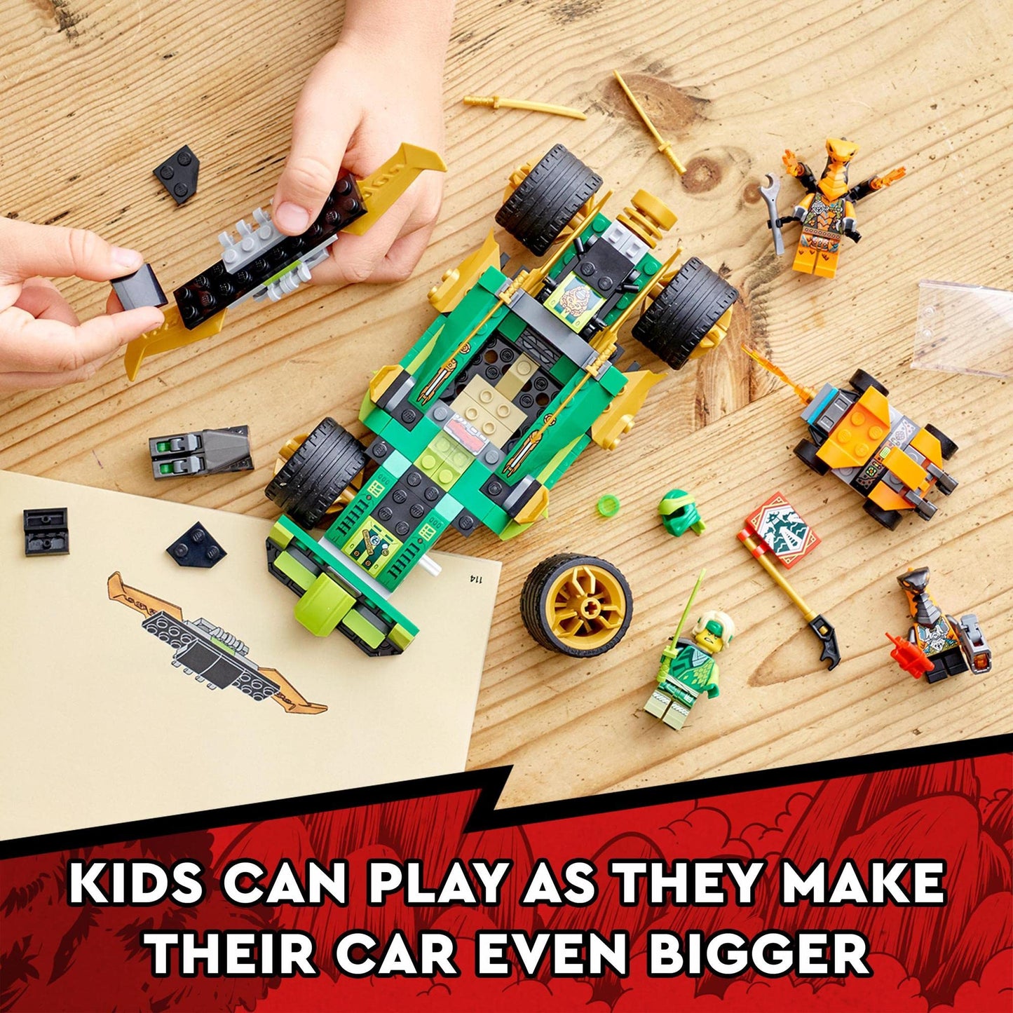 LEGO NINJAGO Lloyd’s Race Car EVO Building Kit 71763