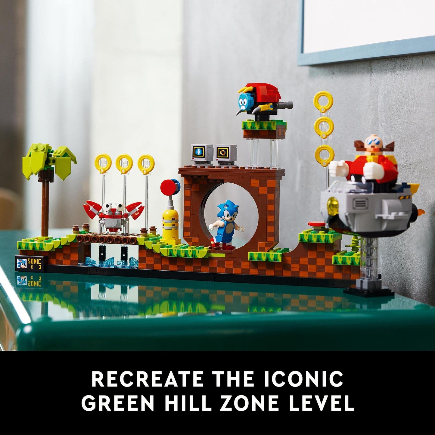 LEGO Ideas Sonic The Hedgehog – Green Hill Zone Building Kit Amazon