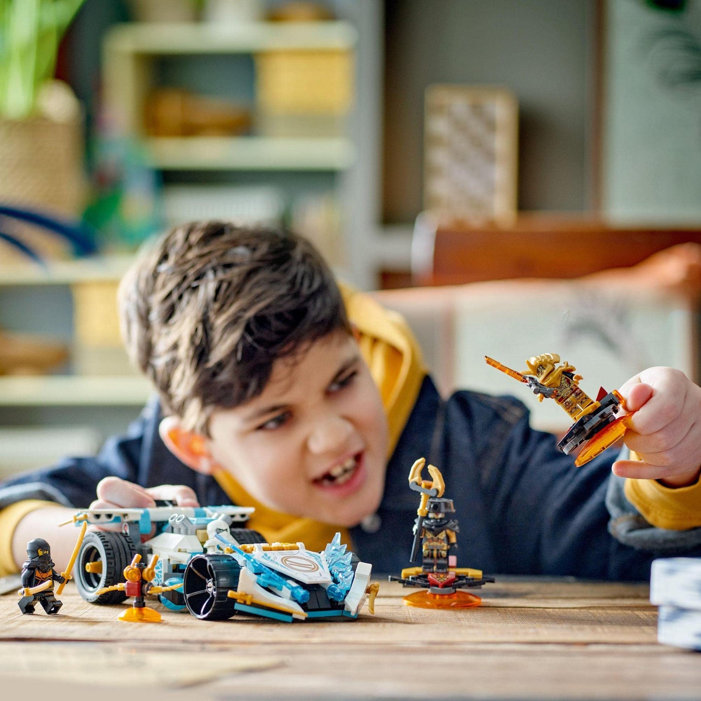 LEGO® NINJAGO® Zane’s Dragon Power Spinjitzu Racing Car 71791 Building Toy Amazon