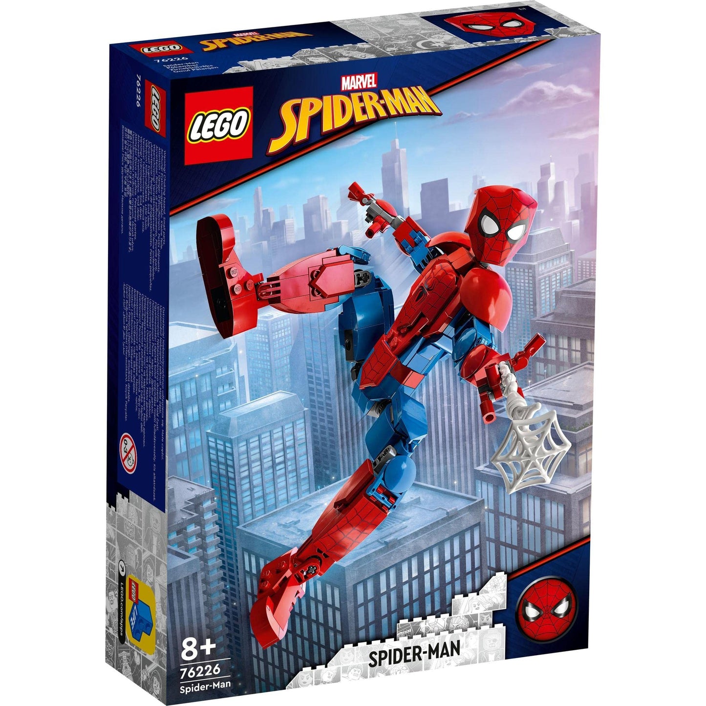 LEGO Marvel Spider-Man Figure, Fully Articulated Action Toy 76226