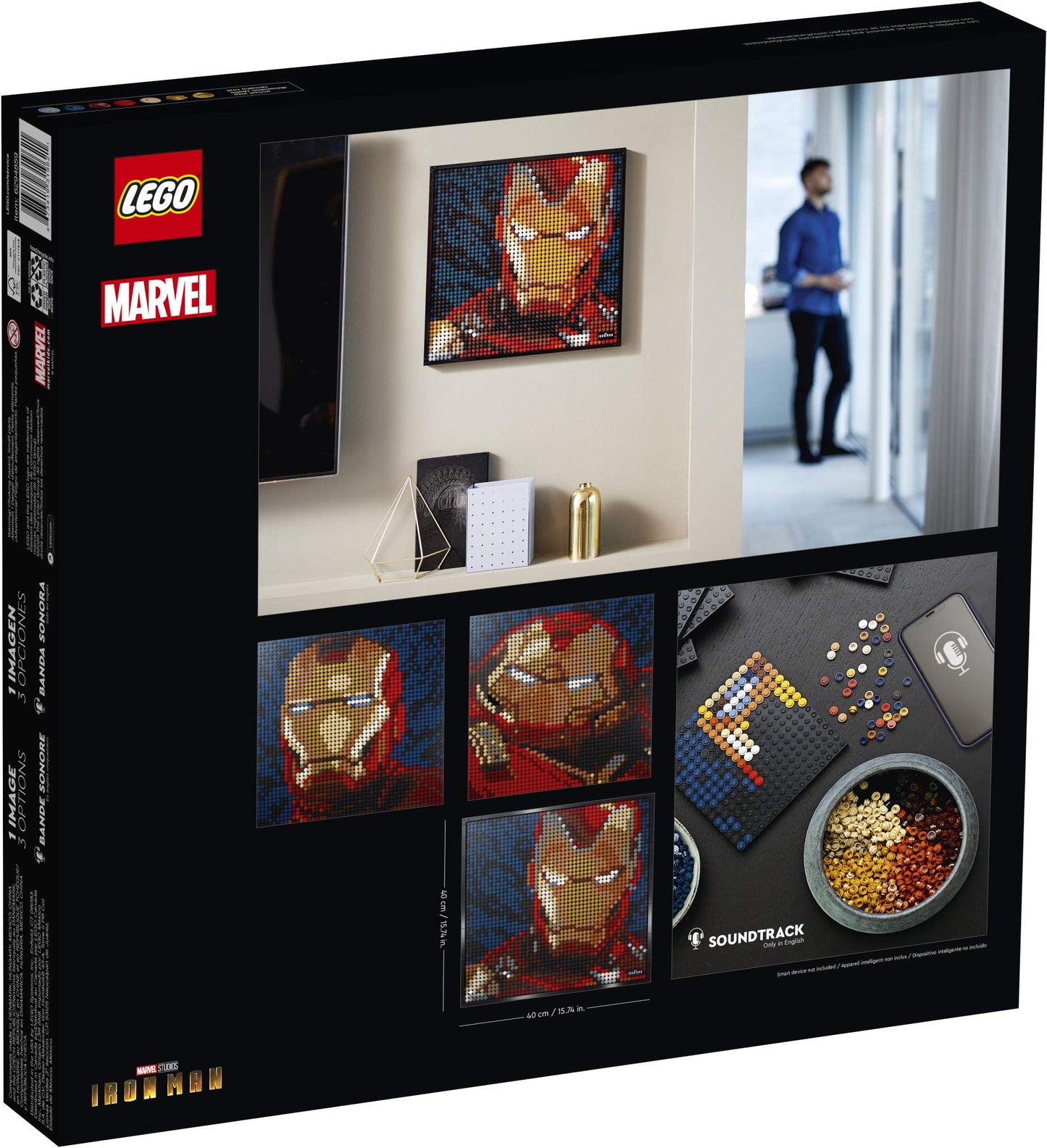 LEGO Art Marvel Studios Iron Man 31199 Amazon