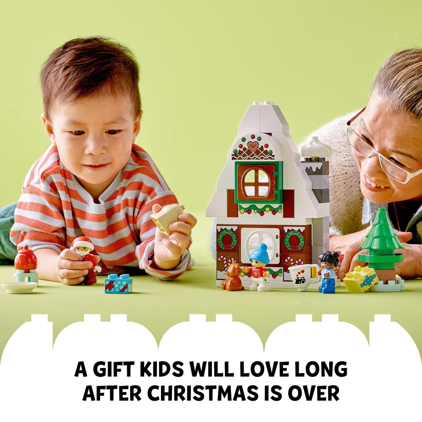 LEGO DUPLO Santa's Gingerbread House Toy