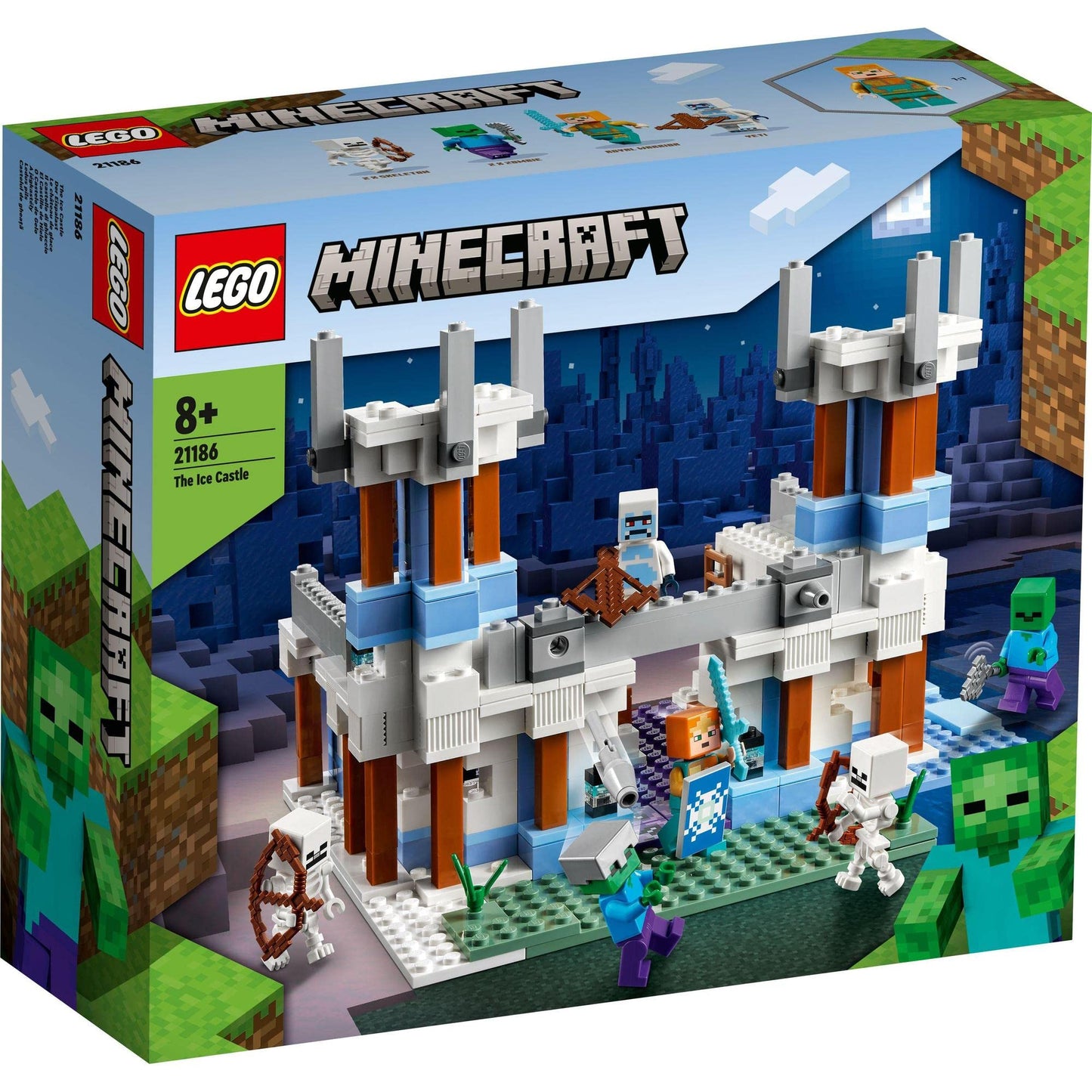 LEGO Minecraft The Ice Castle Building Ki 21186 Amazon