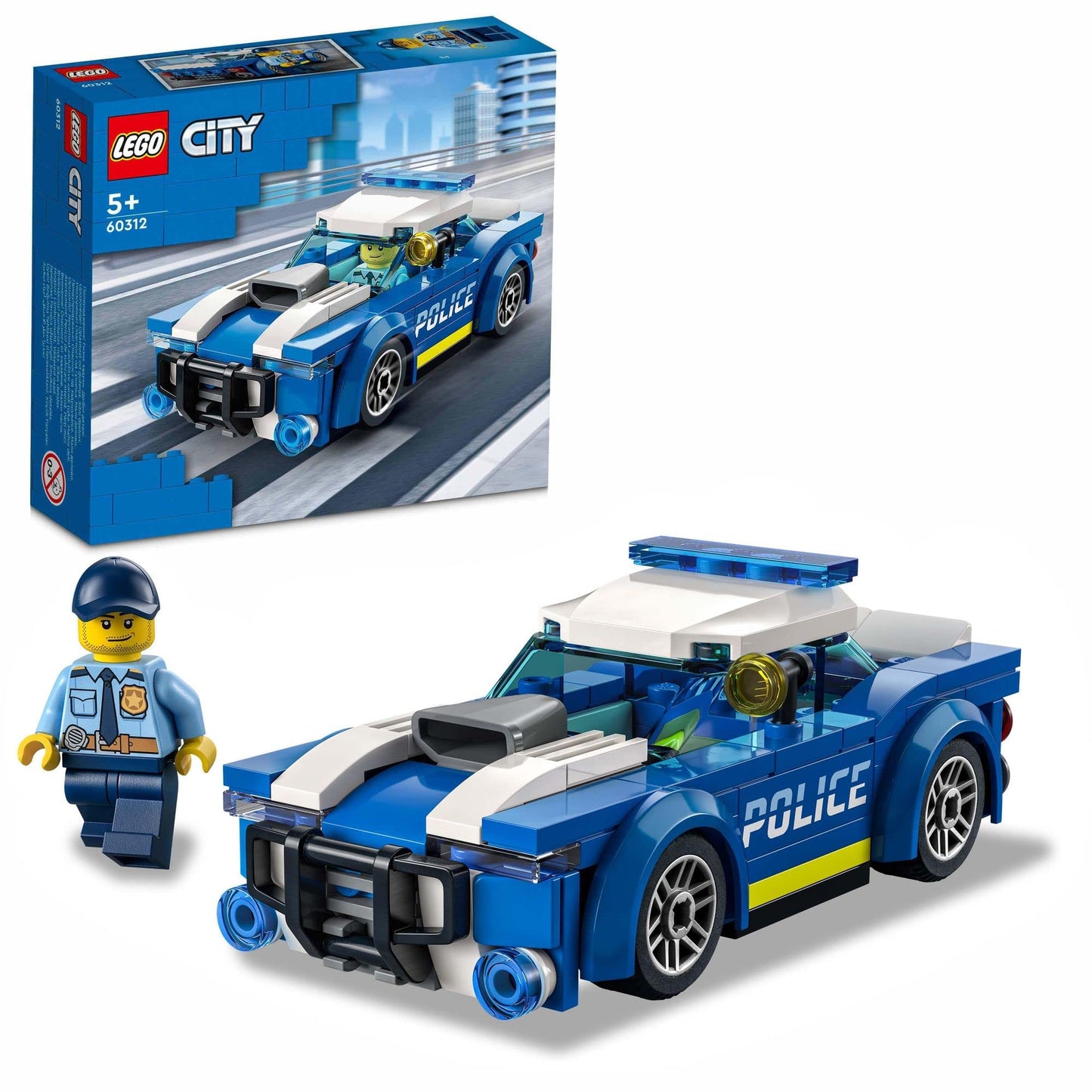 LEGO® City Police Car 60312 Building Kit Amazon