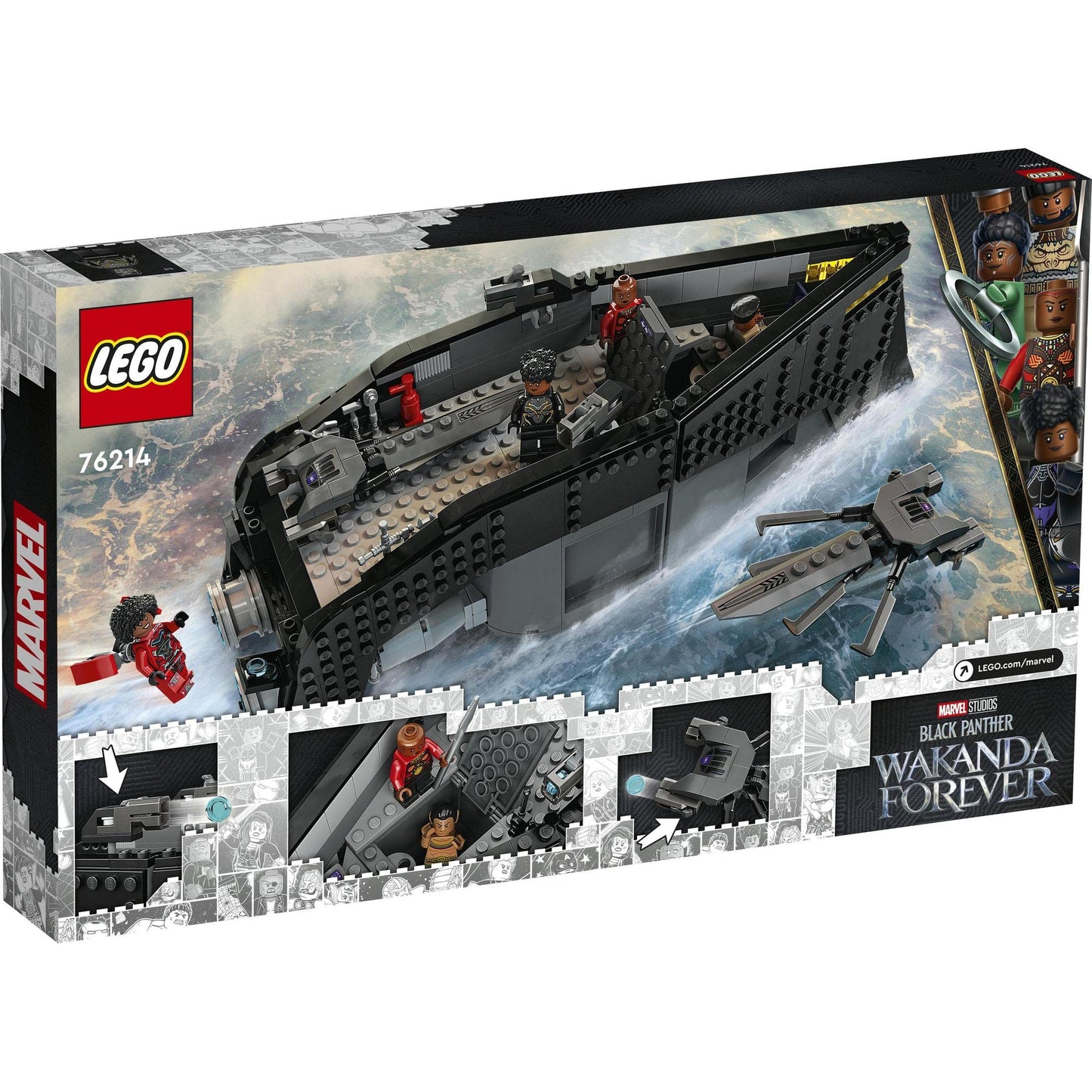 LEGO Marvel Black Panther: War on The Water Building Toy Set 76214