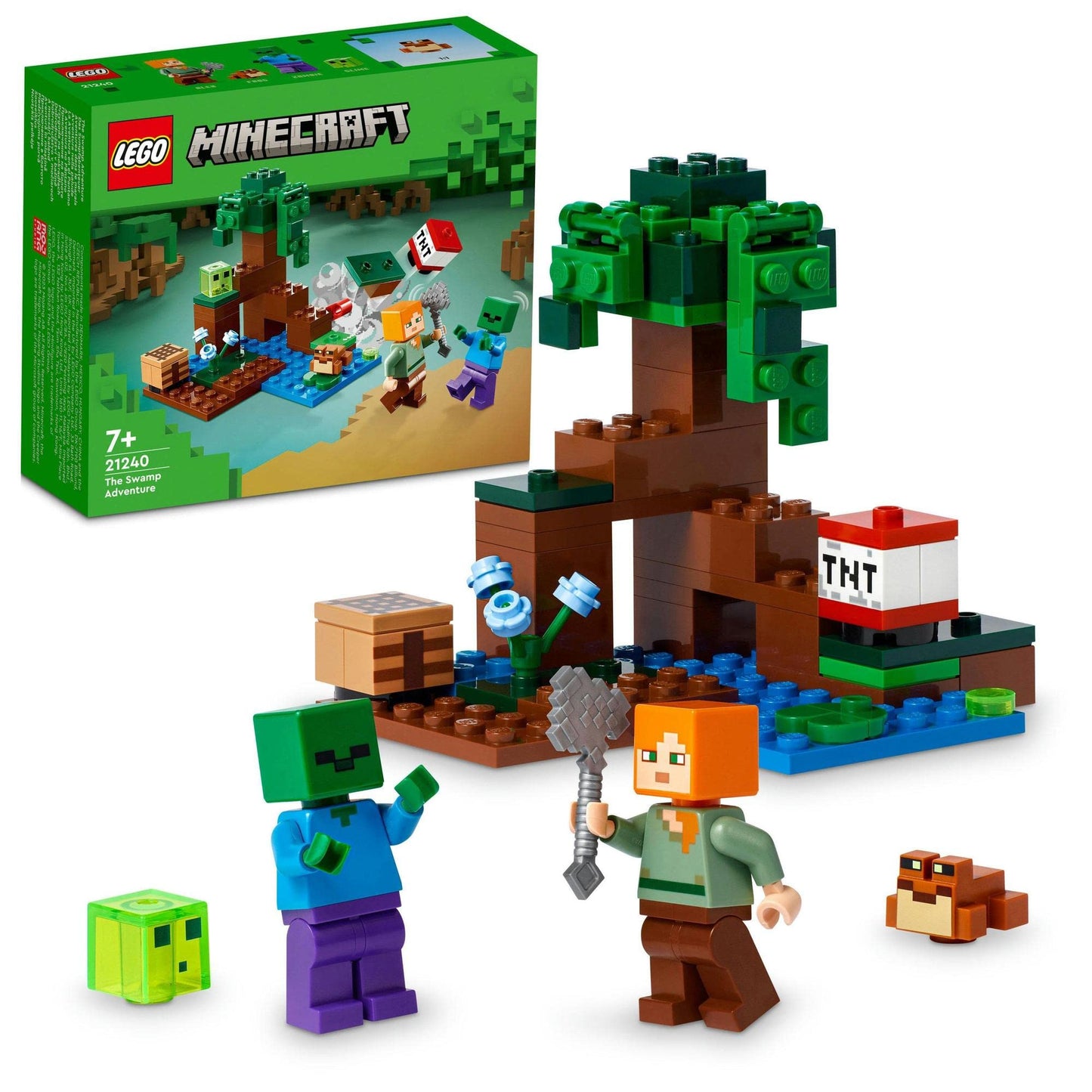 LEGO Minecraft The Swamp Adventure 21240 Building Toy Amazon