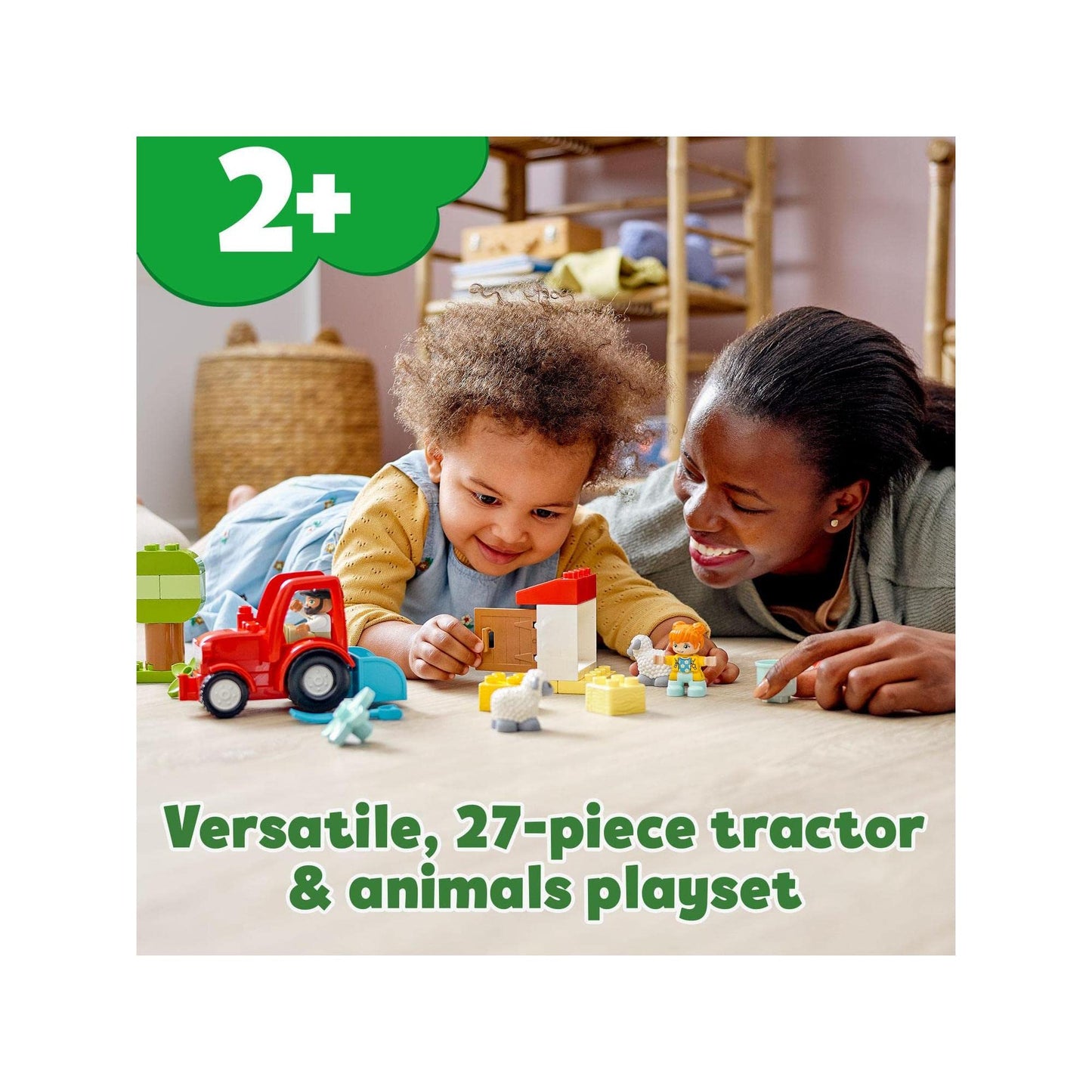 LEGO DUPLO Farm Tractor & Animal Care 10950 Playset Amazon