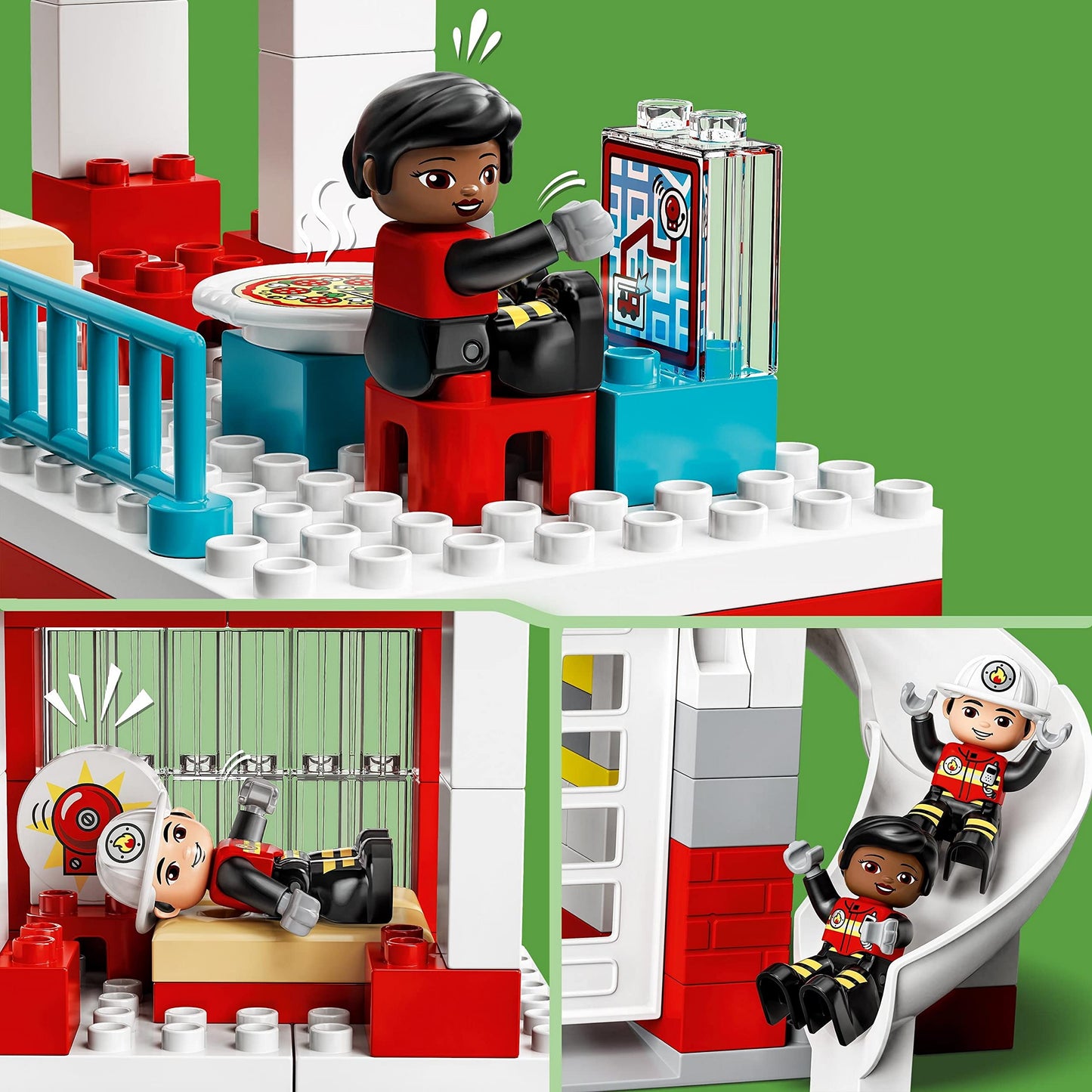 LEGO DUPLO Fire Station & Helicopter Playset 10970 Amazon