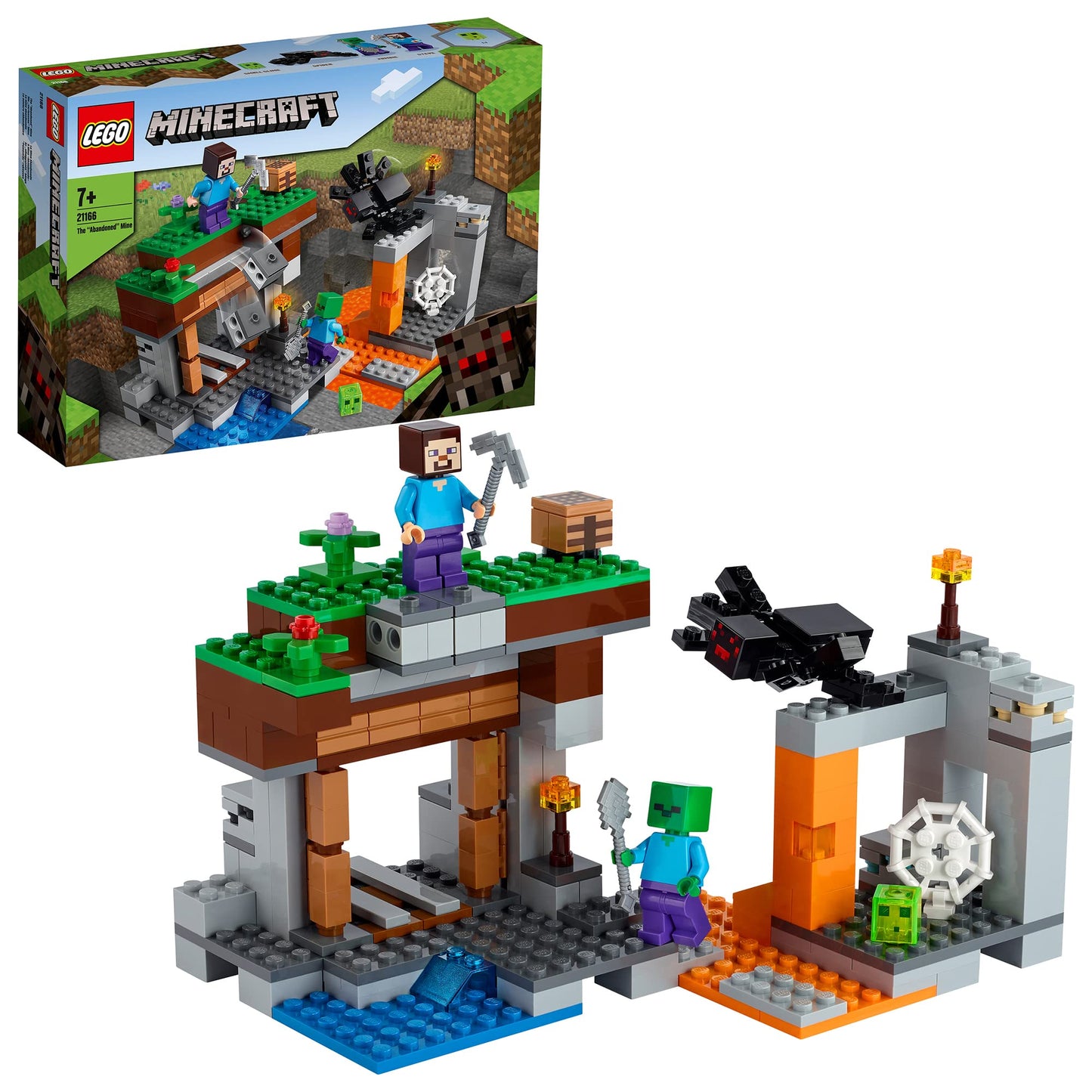 LEGO Minecraft The "Abandoned" Mine 21166 Building Kit Amazon