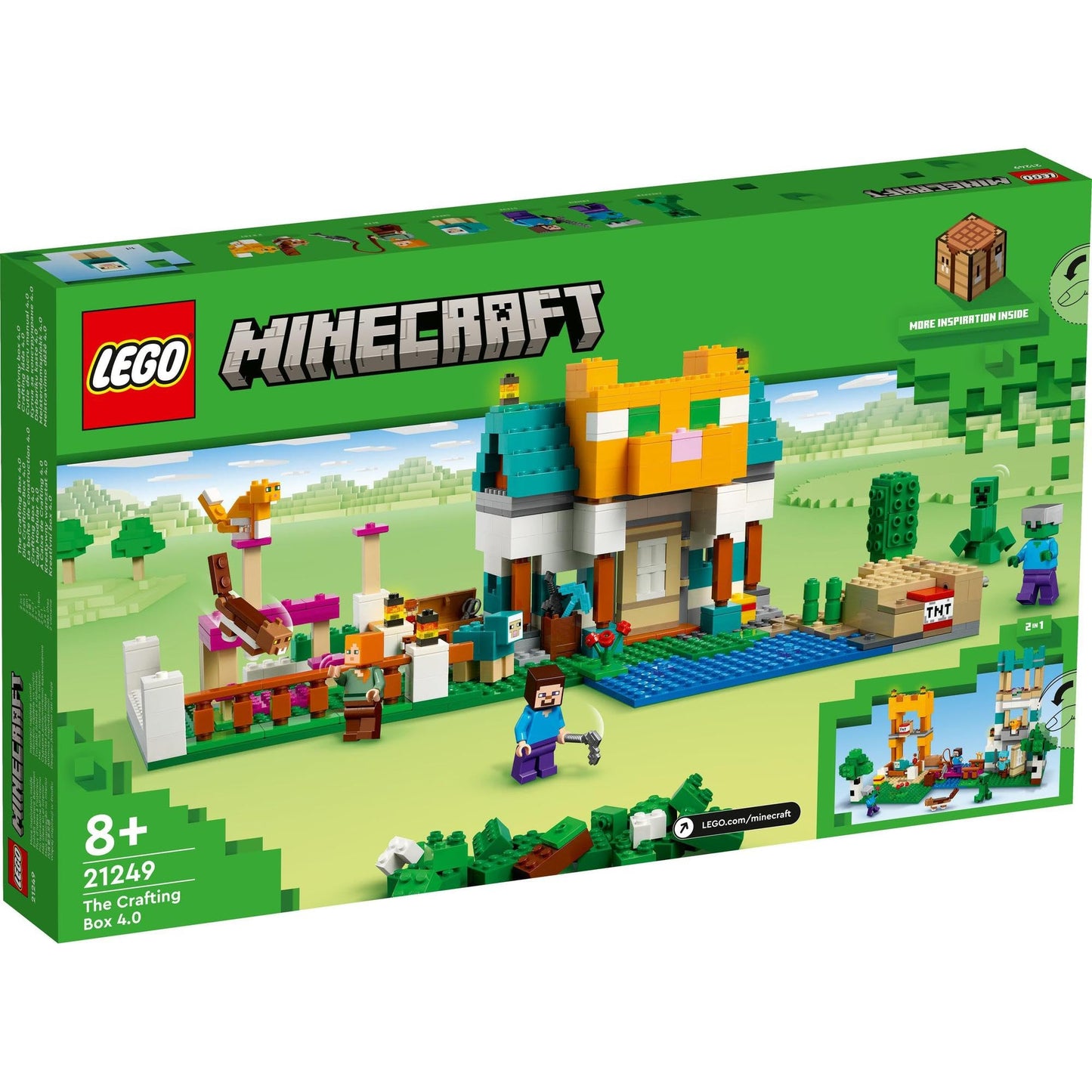LEGO Minecraft The Crafting Box 4.0 21249 Building Toy Amazon