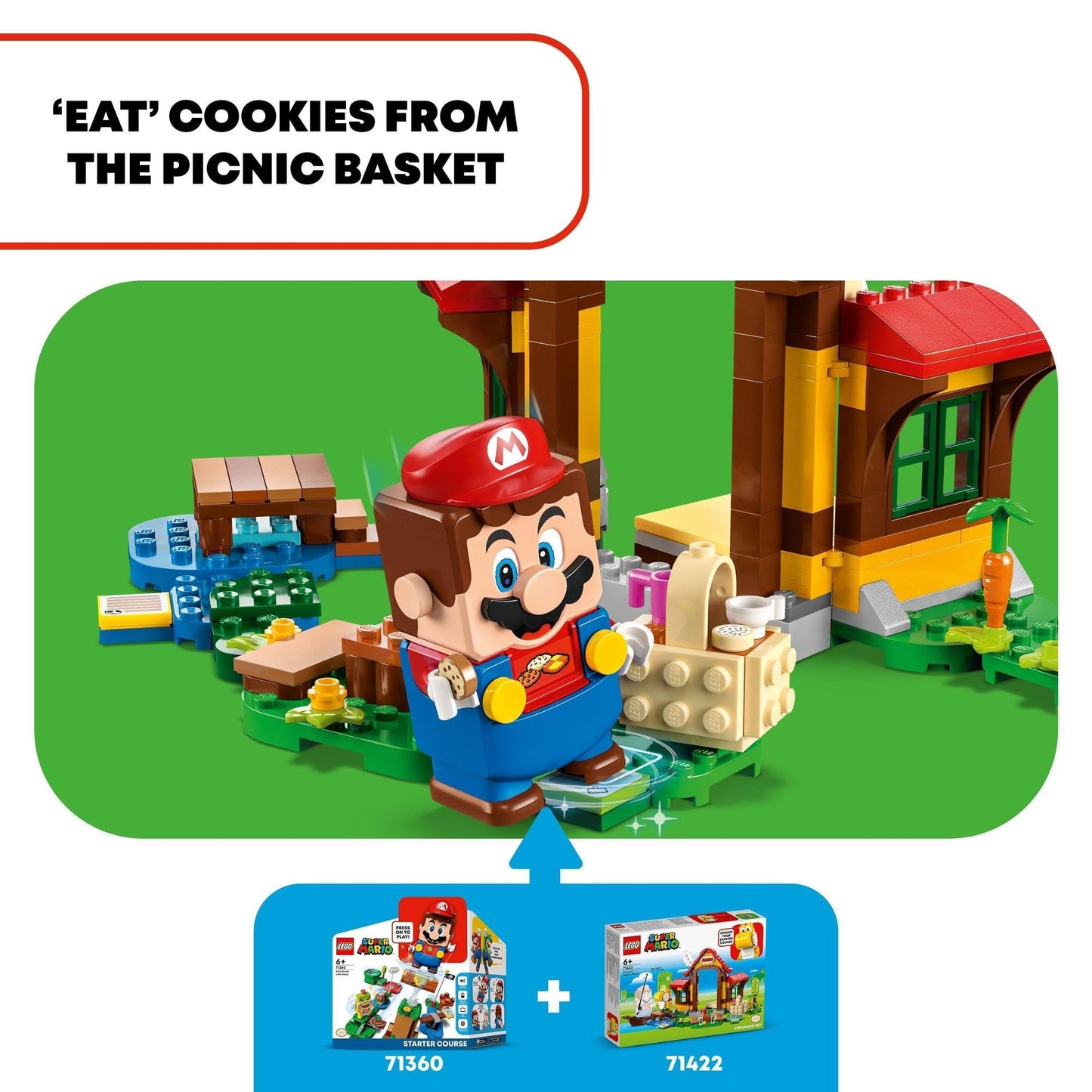 LEGO Super Mario: Picnic at Mario’s House Expansion Set 71422 Building Toy Amazon