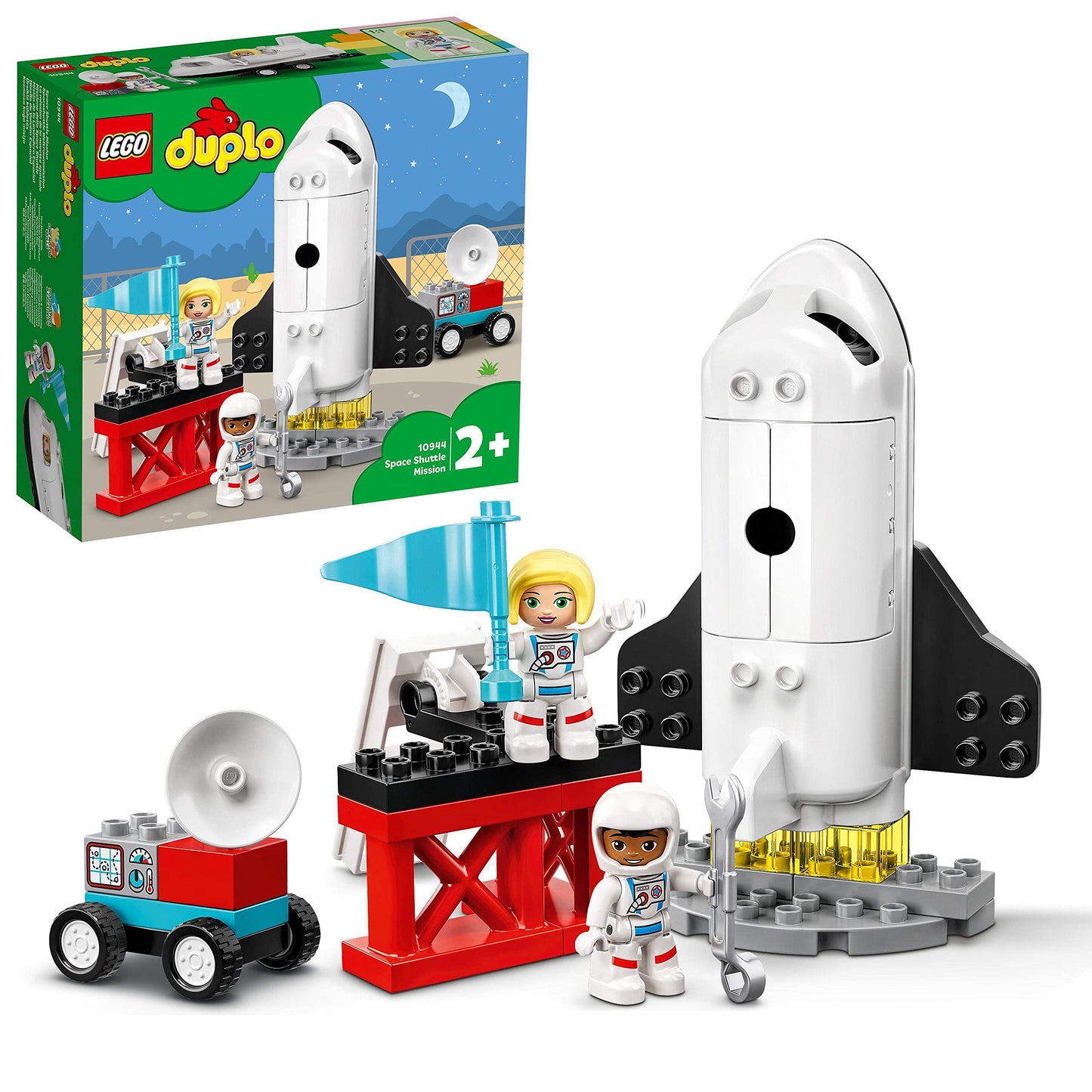 LEGO DUPLO Town Space Shuttle Mission 10944 Rocket Toy Amazon