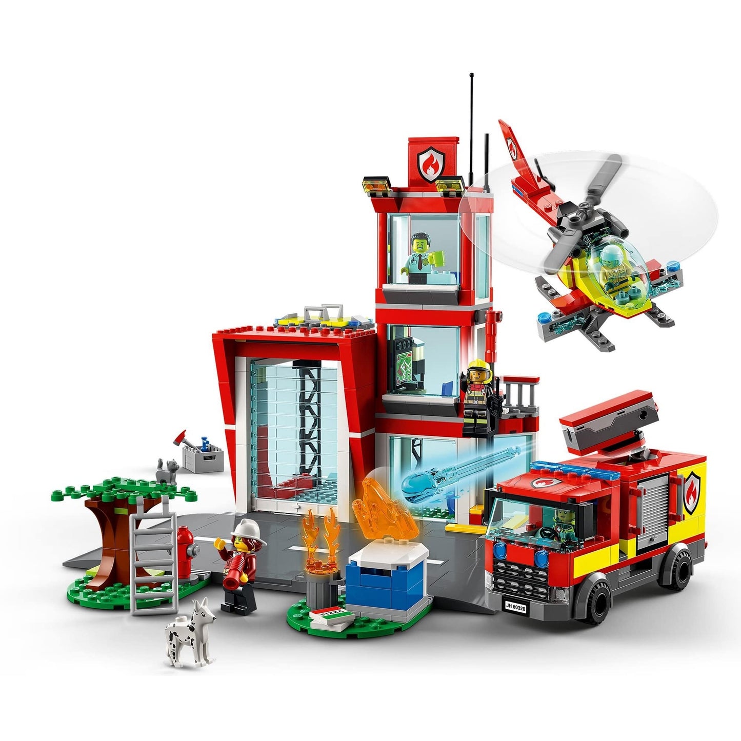 LEGO City Fire Station 60320 Kids Building & Construction Toys Amazon