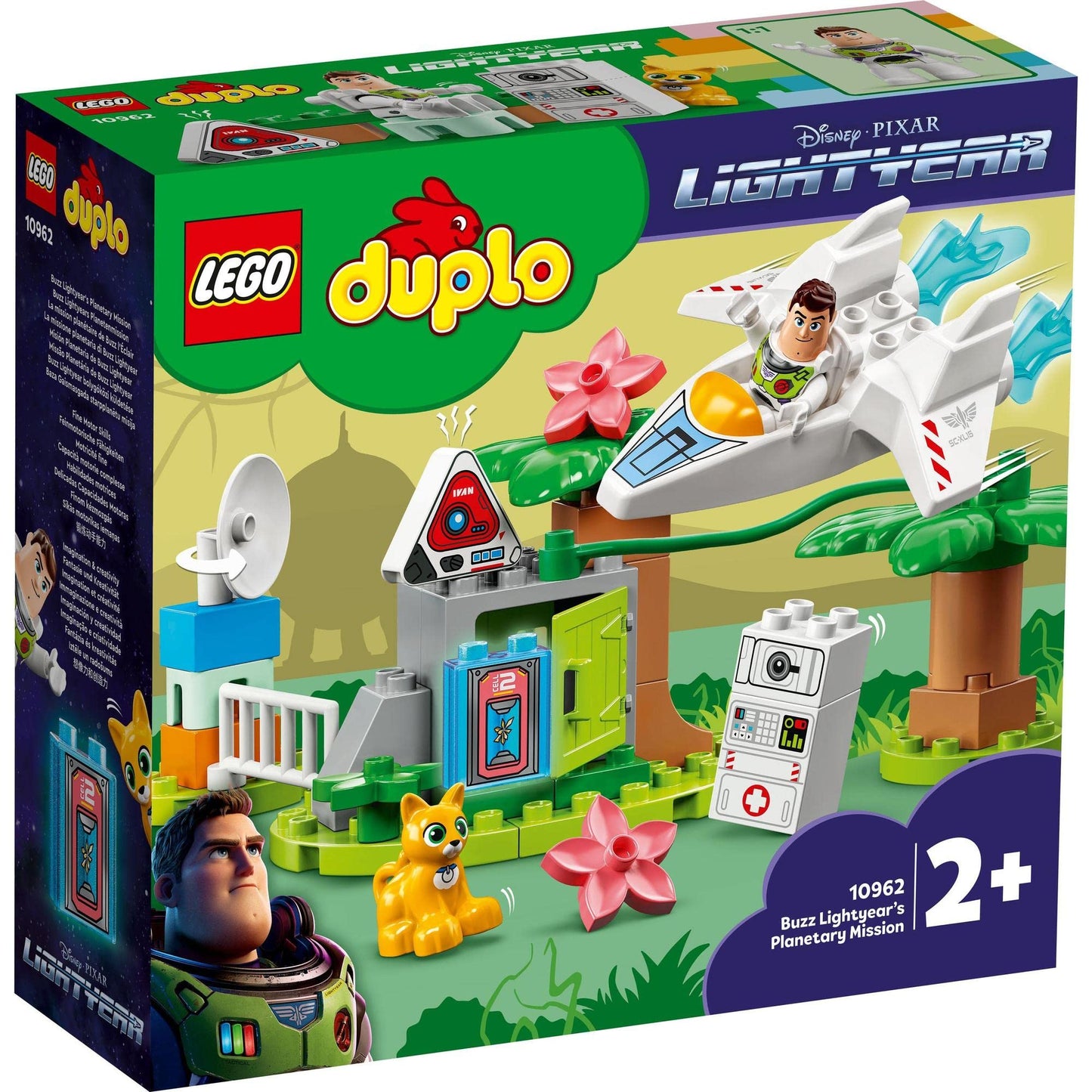 LEGO DUPLO Disney and Pixar Buzz Lightyear’s Planetary Mission Building Toy for Preschooler Space Fans Aged 2+ 10962 Amazon