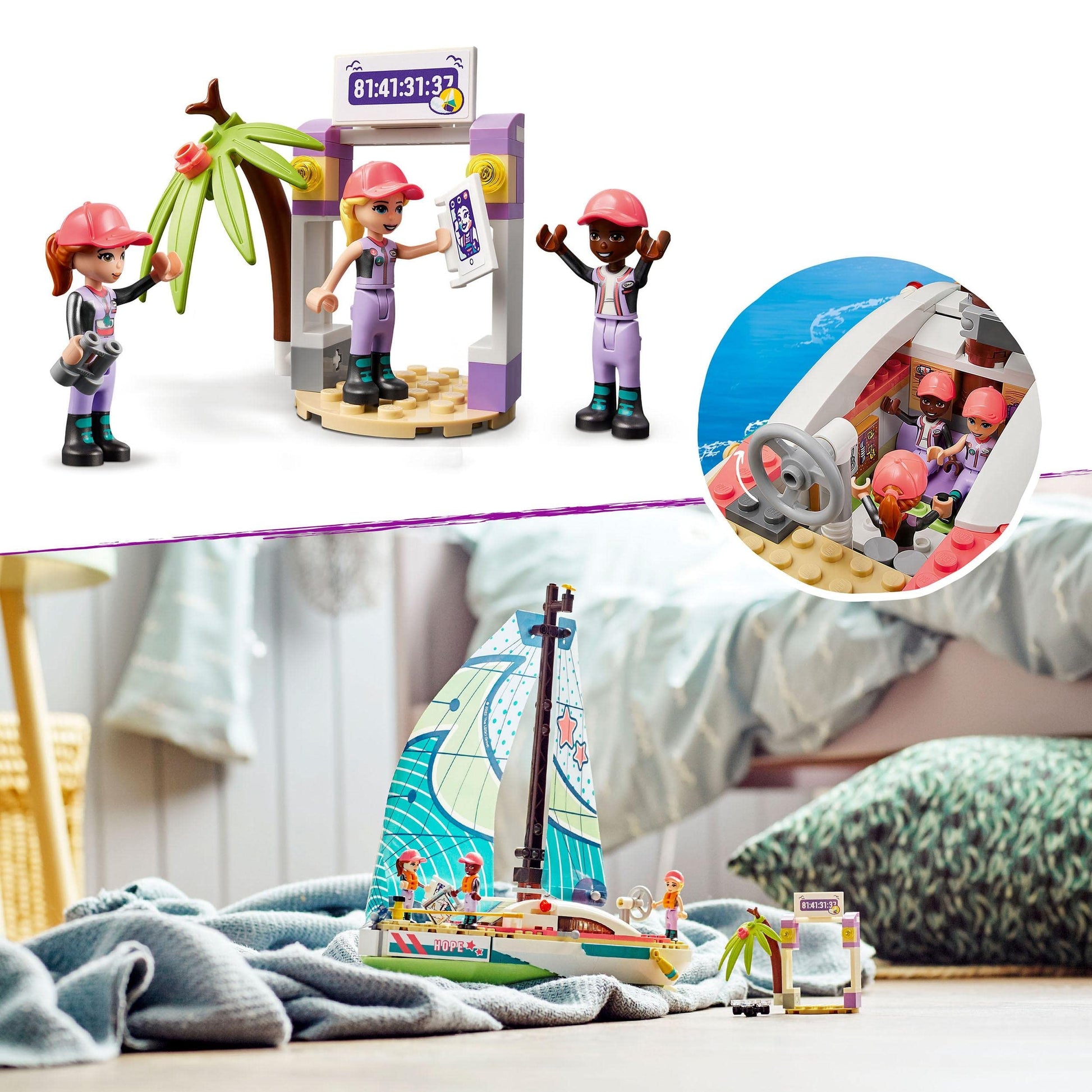 LEGO Friends Stephanie's Sailing Adventure Boat Toy  41716 Amazon
