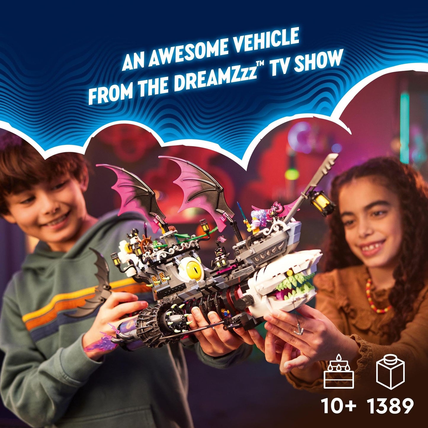 LEGO® DREAMZzz™ Nightmare Shark Ship 71469 Building Toy