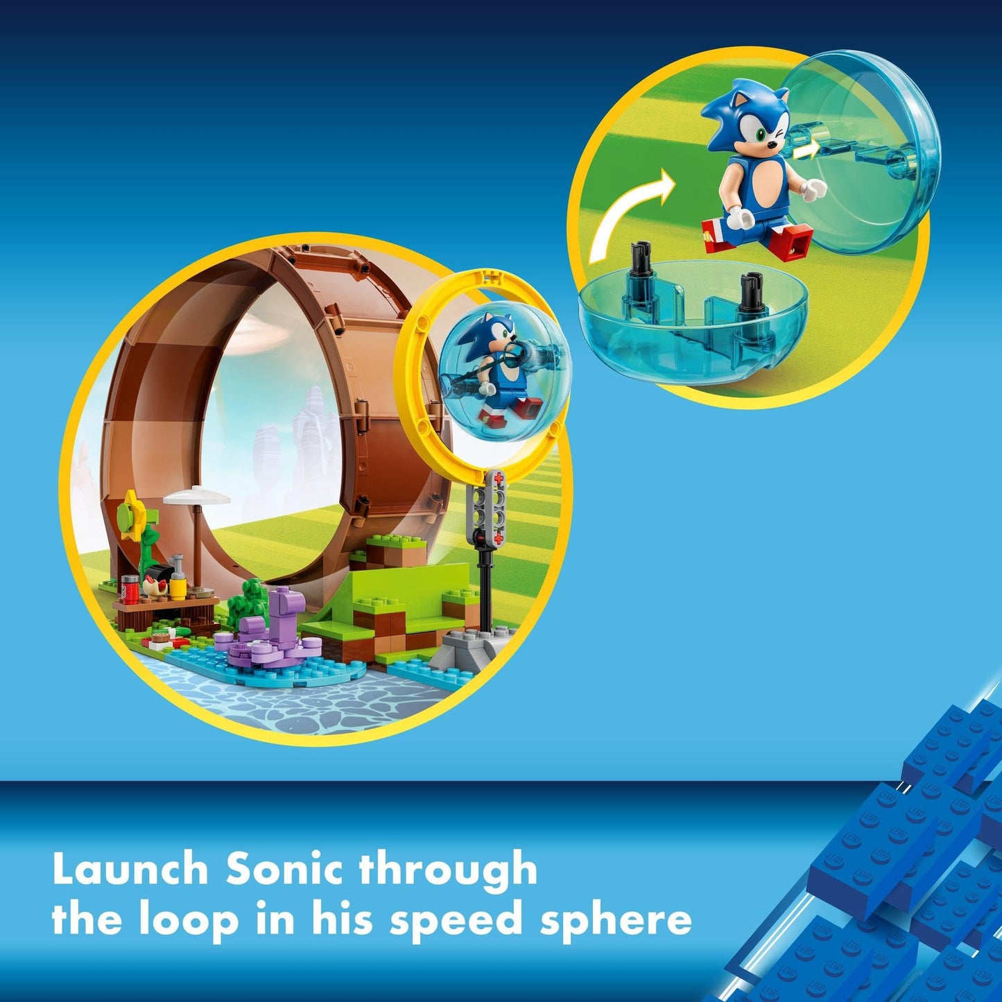 LEGO Sonic The Hedgehog™ Sonic’s Green Hill Zone Loop Challenge 76994 Building Toy