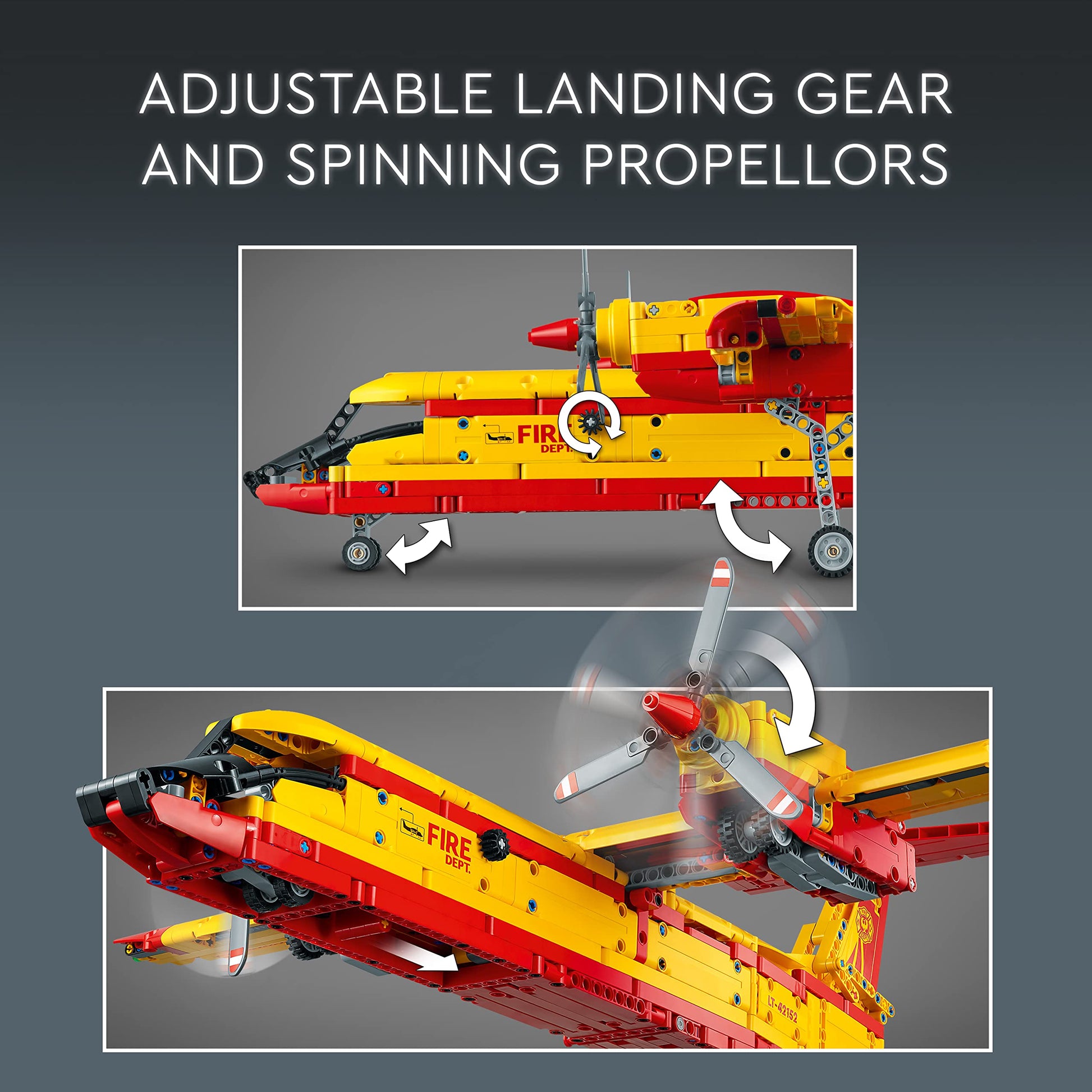 LEGO Technic 42152 Fire Airplane Brick Island