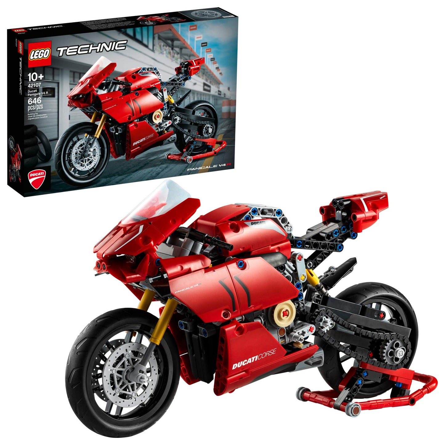 LEGO Technic Ducati Panigale V4 R 42107 Motorcycle Brick Island