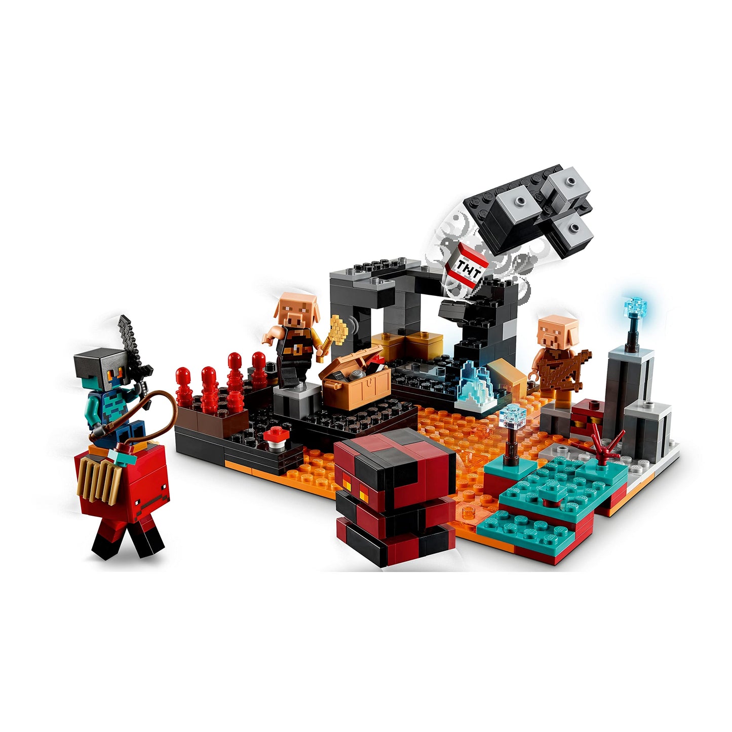 LEGO Minecraft The Nether Bastion 21185 Building Kit Amazon