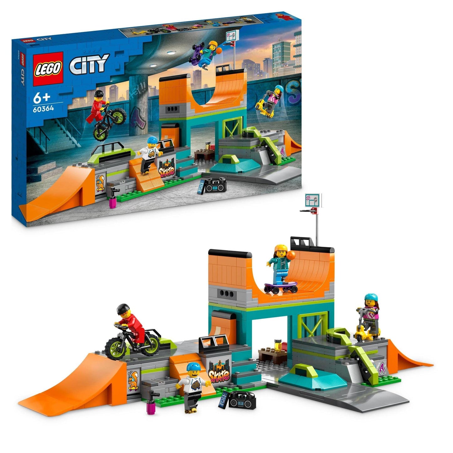 LEGO® City Street Skate Park 60364 Building Toy Amazon