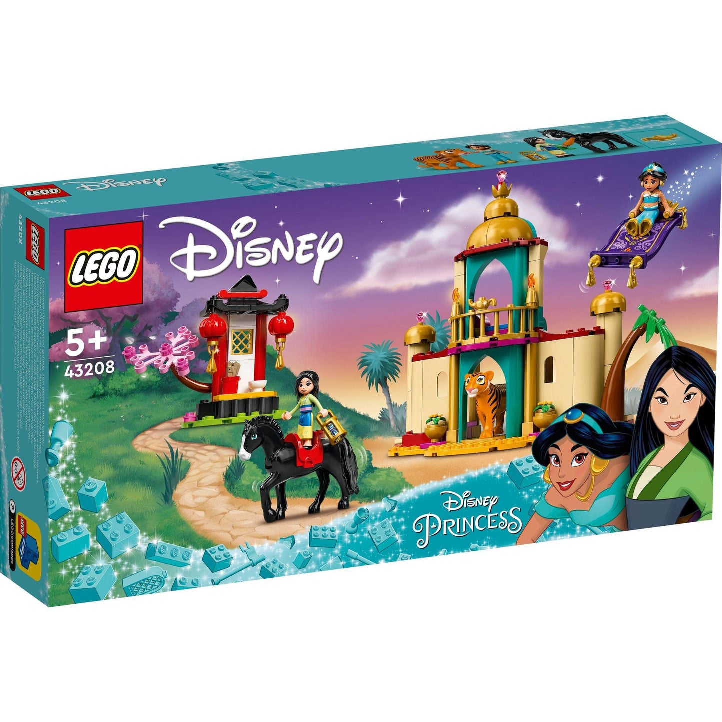 LEGO Disney Jasmine and Mulan’s Adventure 43208 Amazon
