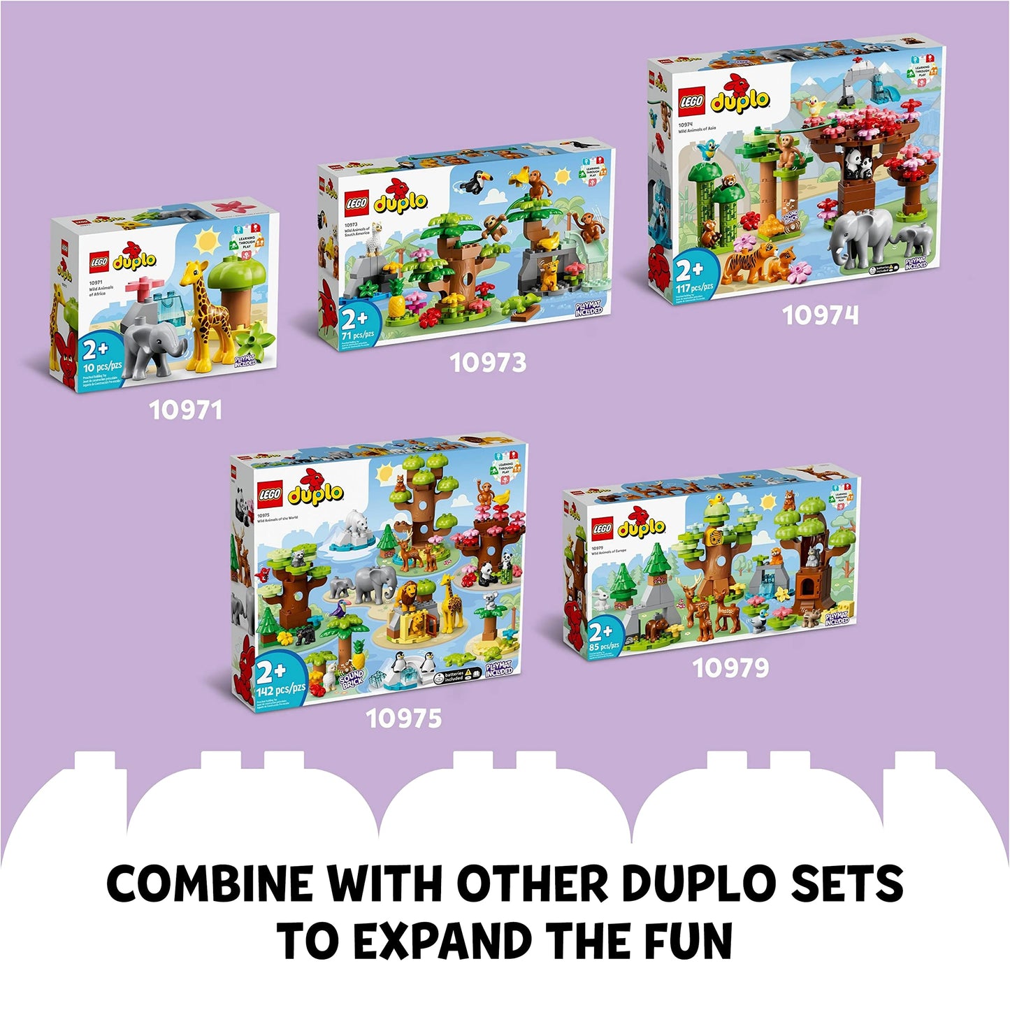 LEGO DUPLO Wild Animals of The World Toy Amazon