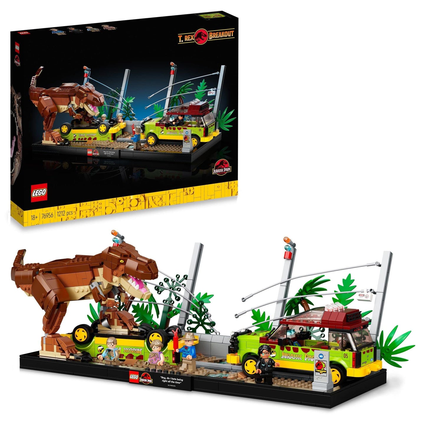 LEGO Jurassic Park T. rex Breakout 76956 Brick Island