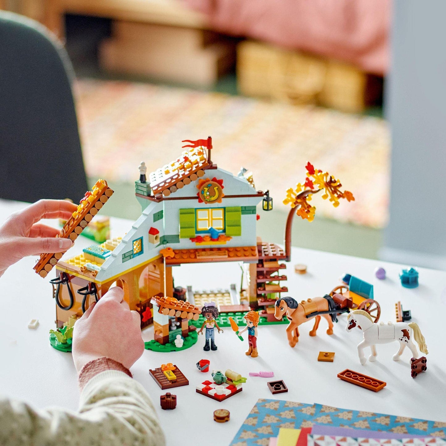 LEGO® Friends Autumn’s Horse Stable 41745 Building Toy Amazon
