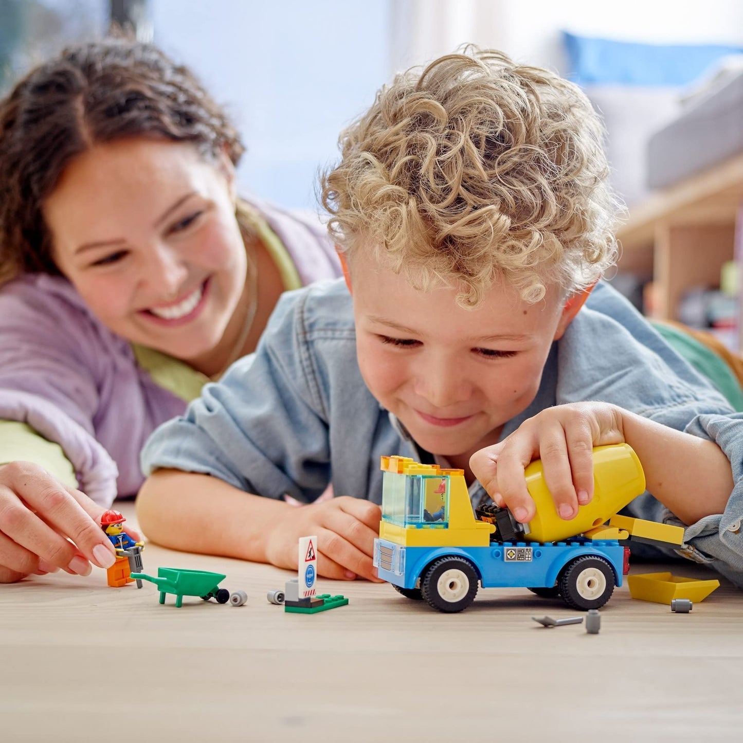LEGO 60325 City Great Vehicles Cement Mixer Truck Toy Amazon