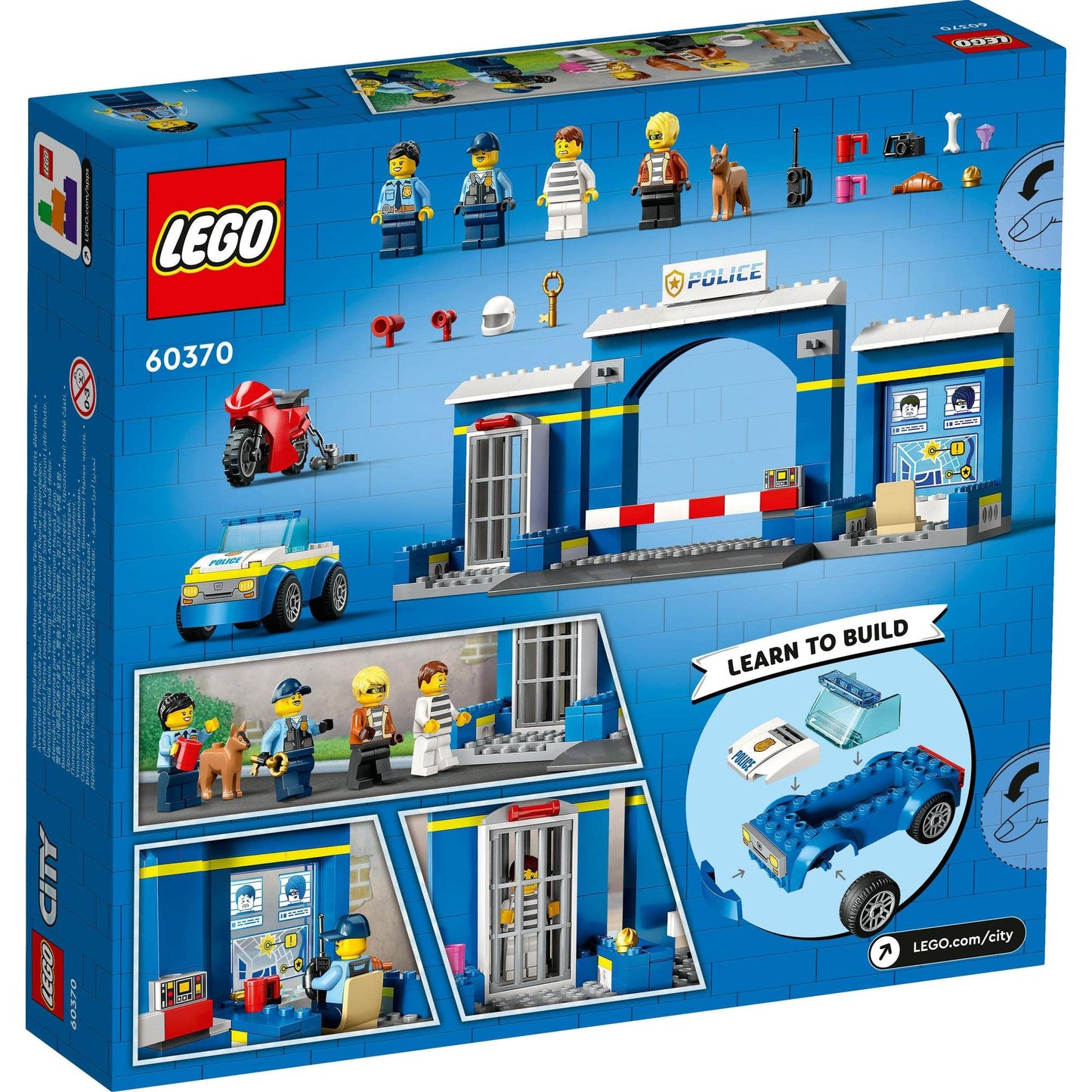 LEGO® City Police Station Chase 60370 Building Toy Amazon