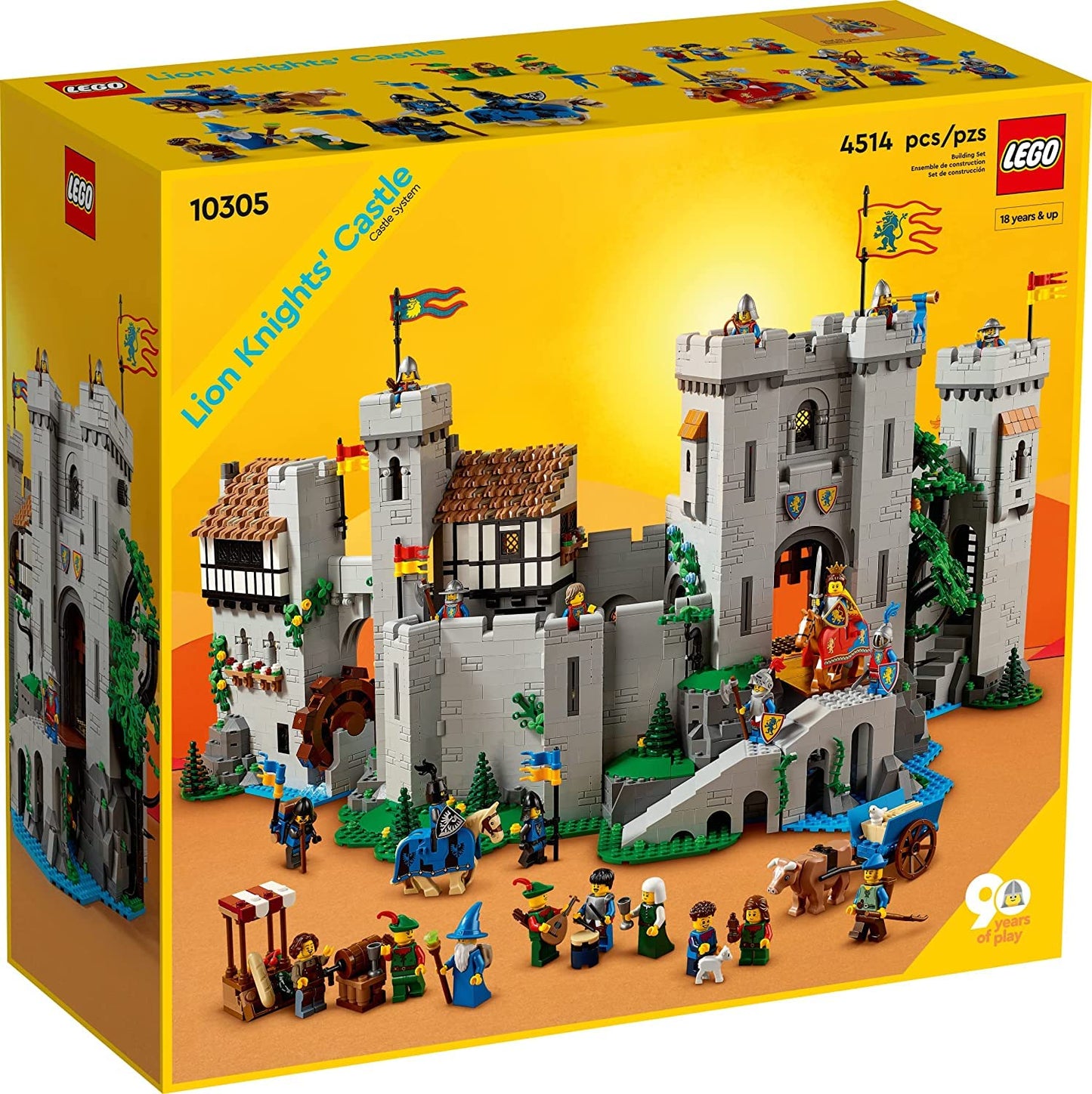 LEGO 10305 Icons Castle of The Lion Knights Amazon