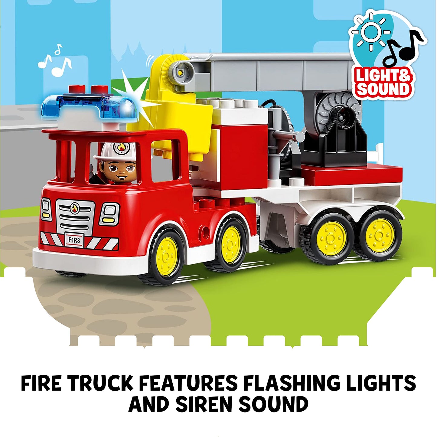 LEGO DUPLO Rescue Fire Engine 10969 Building Toy Amazon